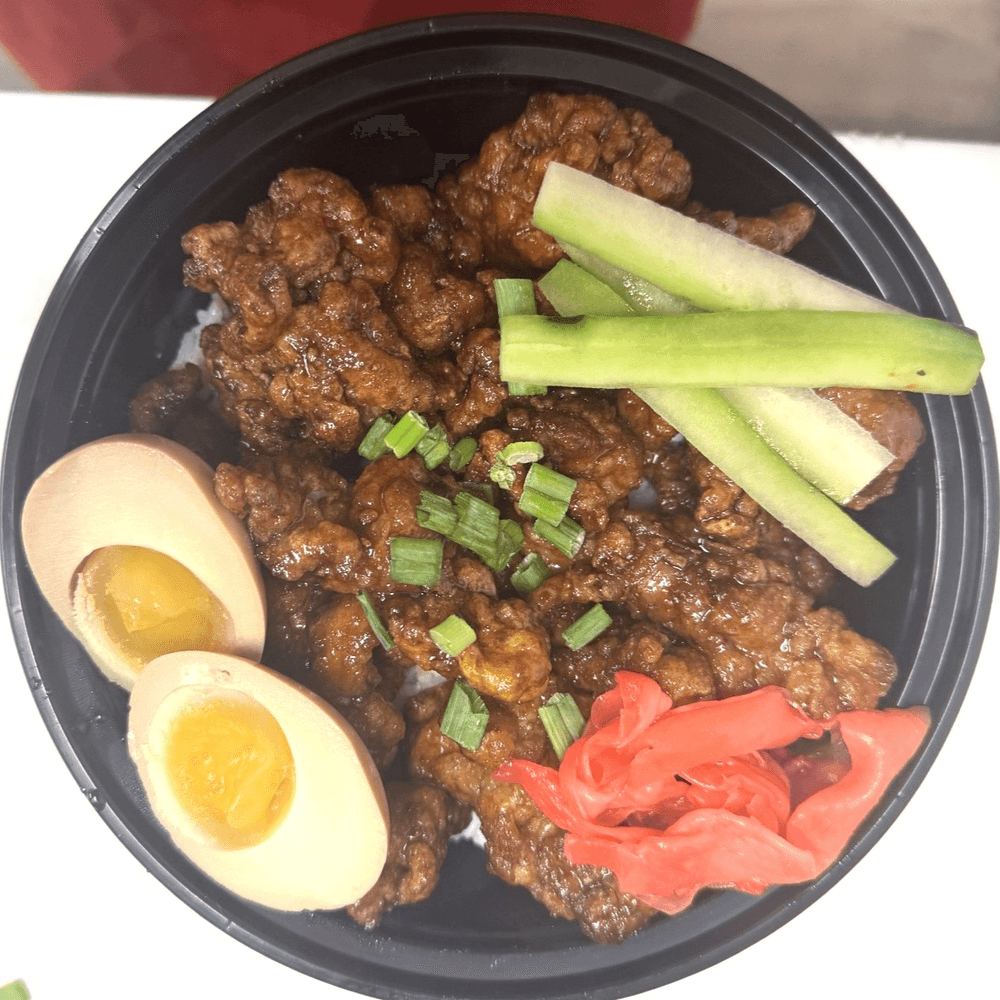Spicy Soy Garlic Chicken Rice Bowl