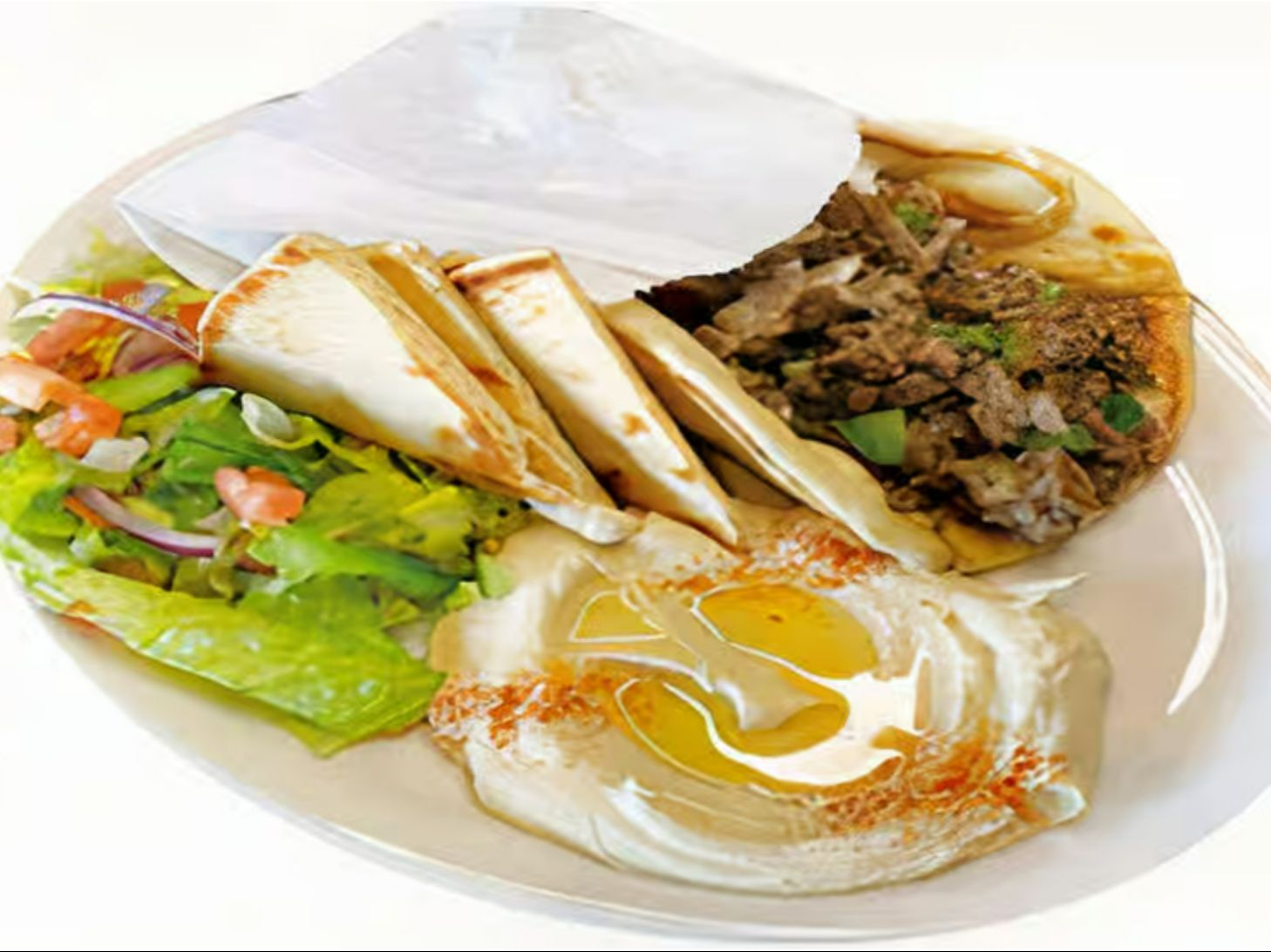 Philly Gyro Pita Plate