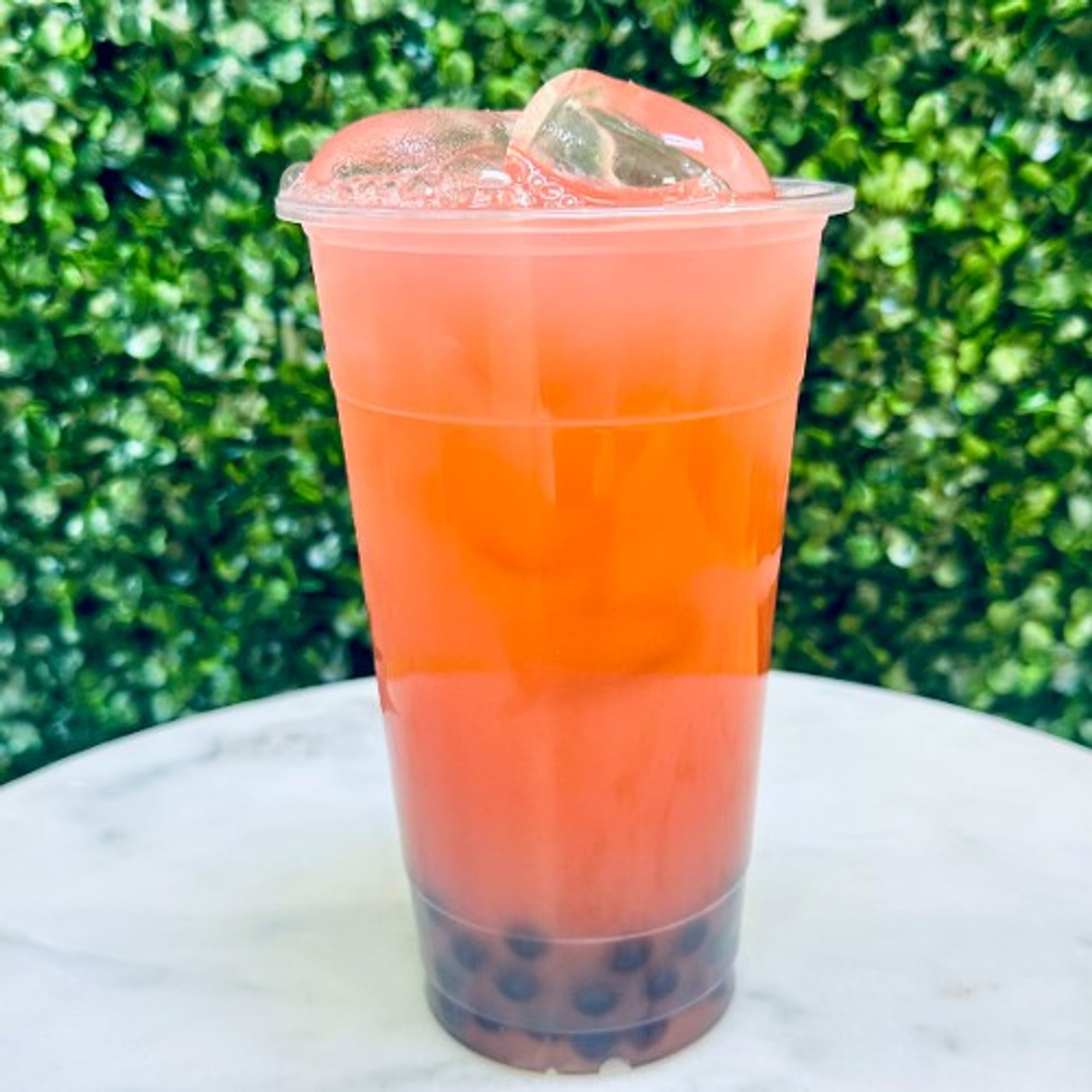 Dragon Fruit Yogurt Tea