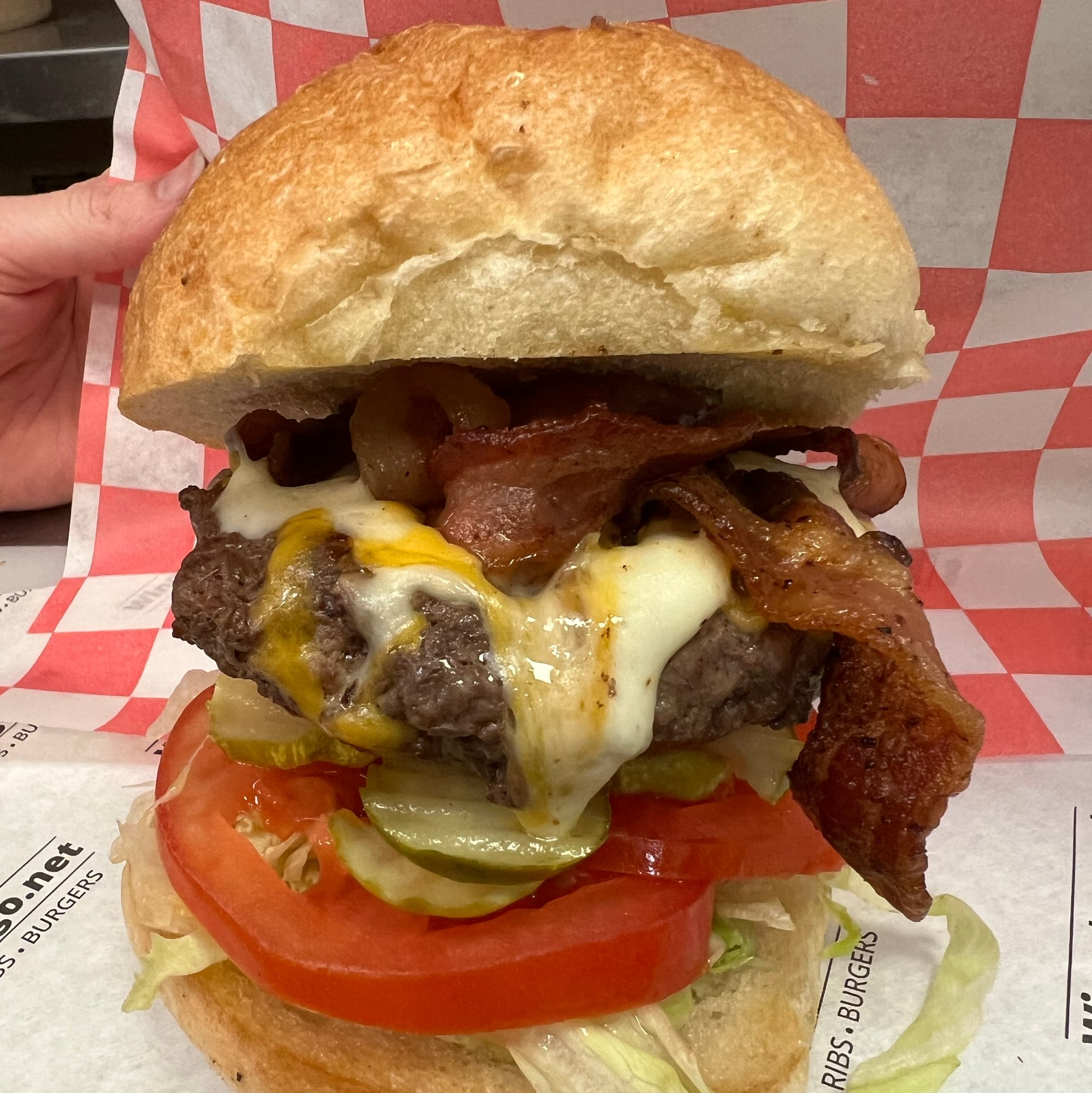 3 Cheese & Bacon Burger