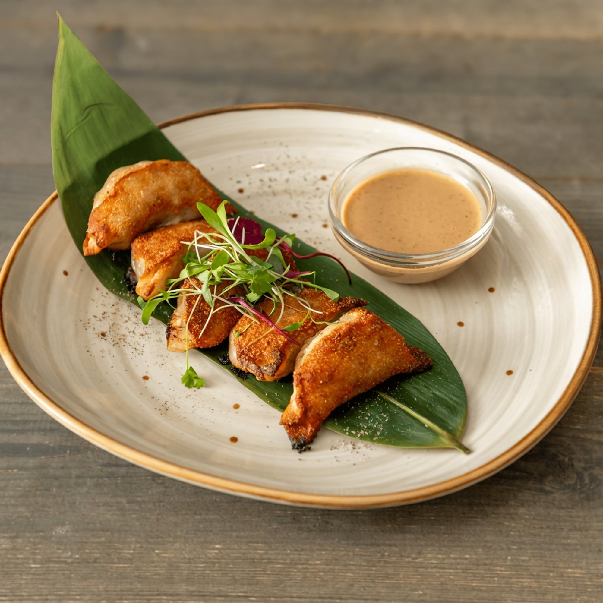 Dumplings with Beef and Foie Gras