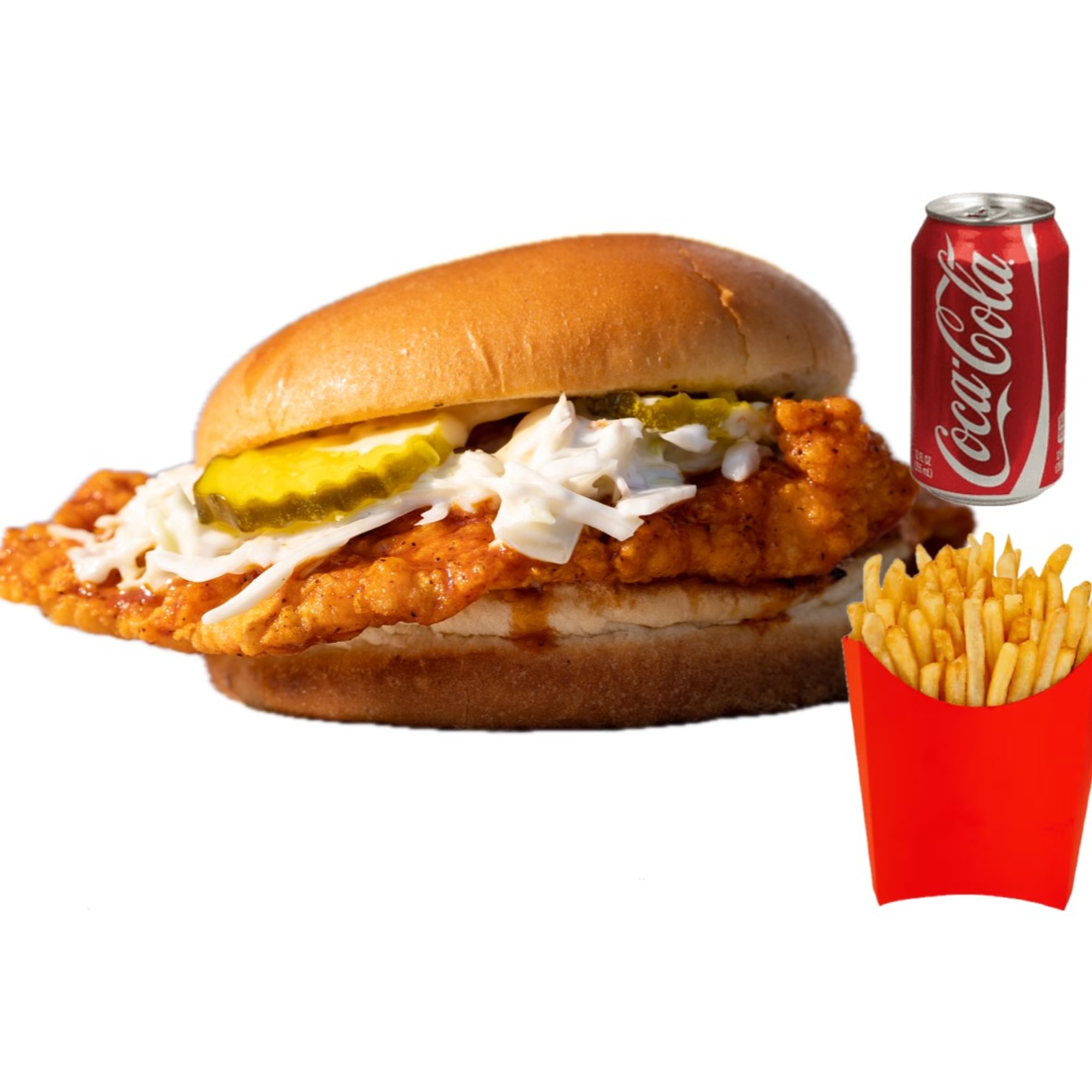 Chicken Sandwich Combo: Fries + drink