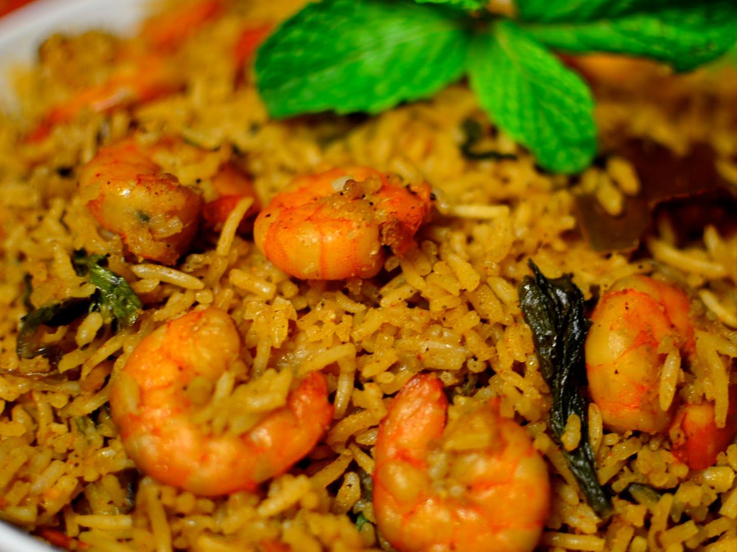 Sattibabu Fry Piece Shrimp Biryani