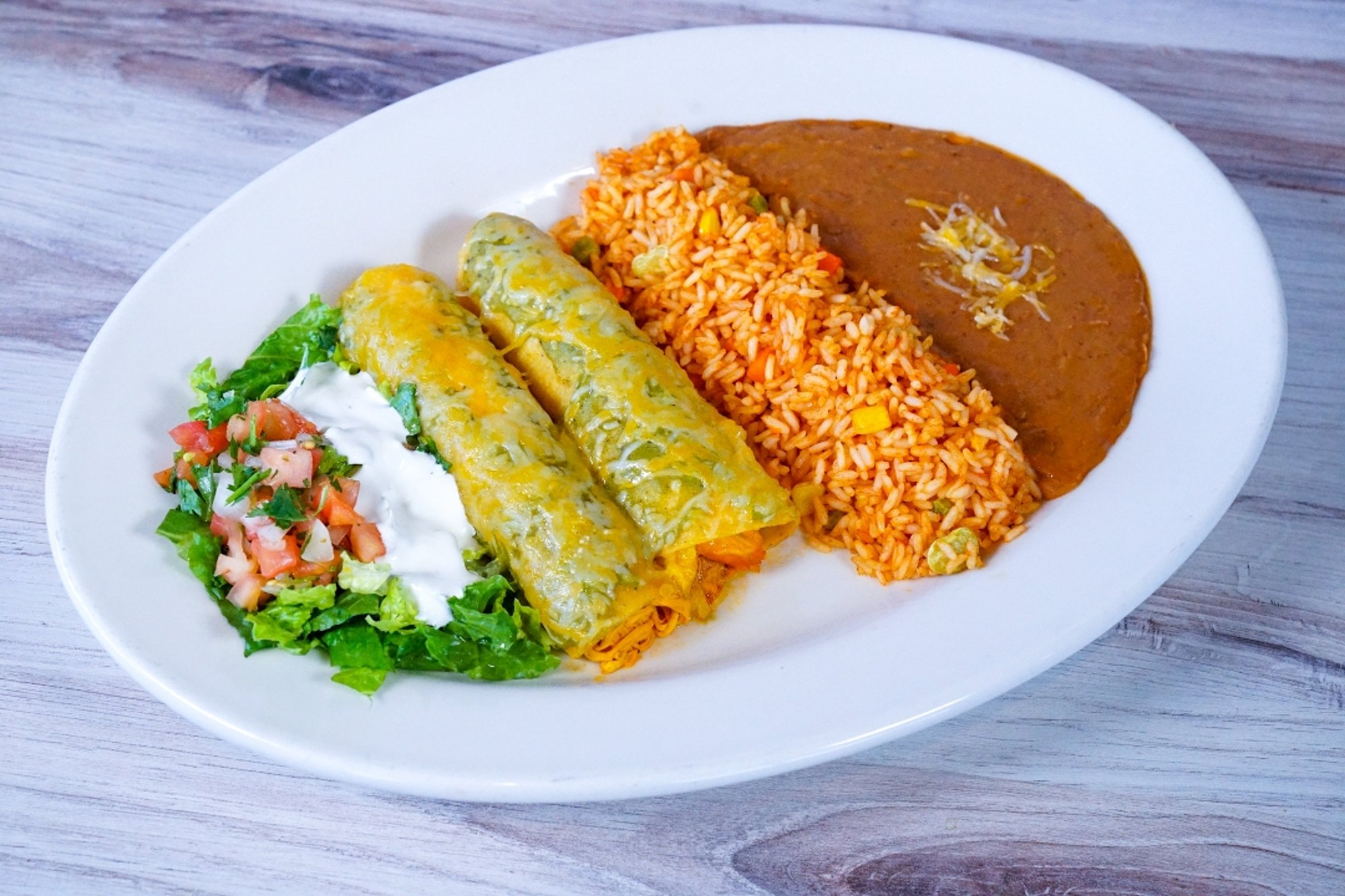 Enchiladas Platter