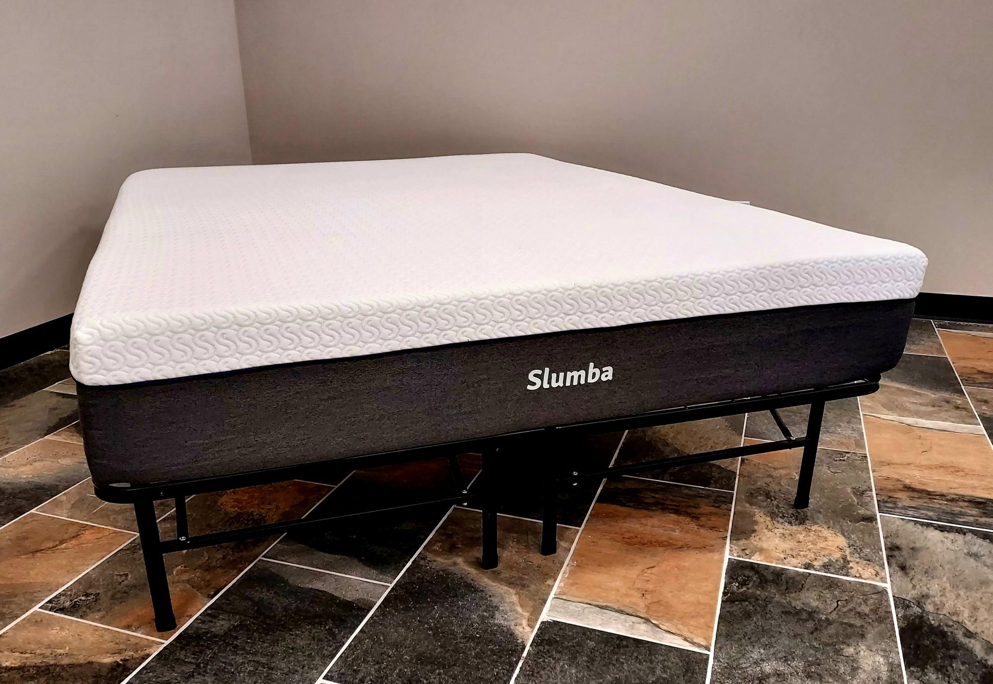 12" King Gel Memory Foam Mattress w/Frame