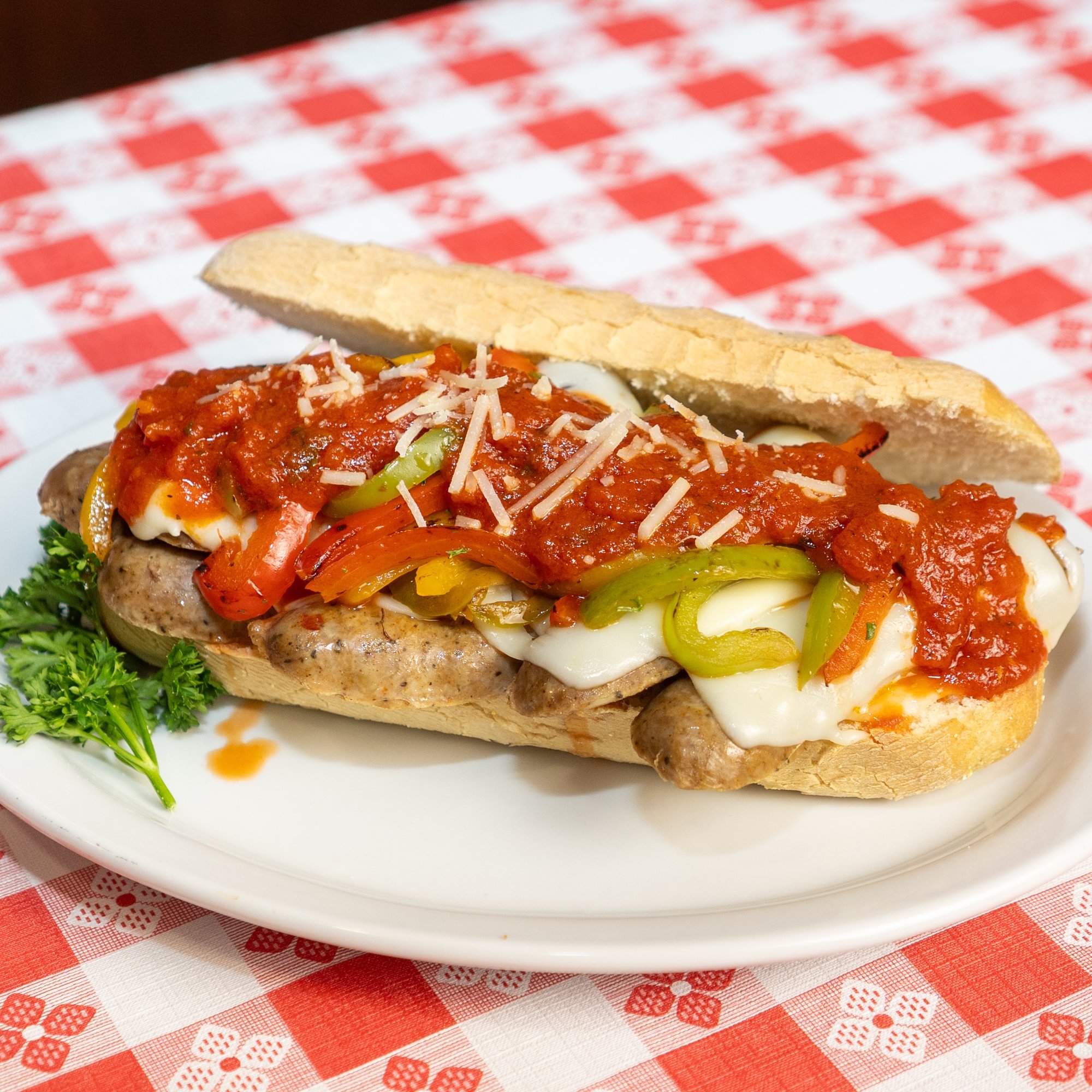Italian Sausage & Cheese Sandwich