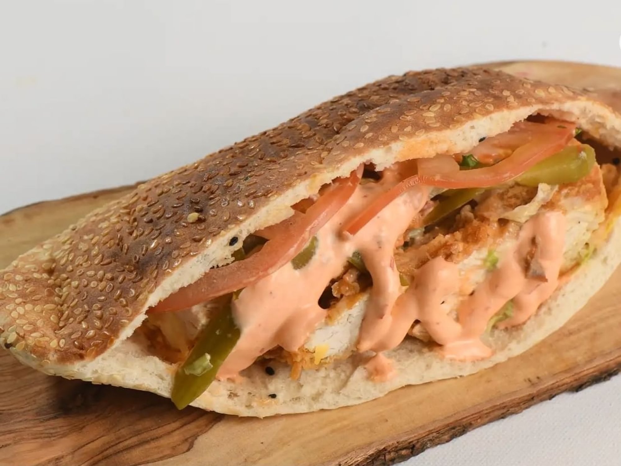 Sesame Zinger Sandwich