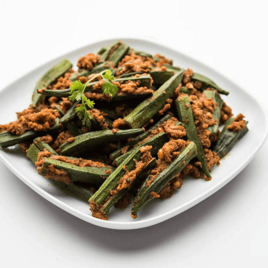 Bhindi (Okra) Masala (Serve with Rice)