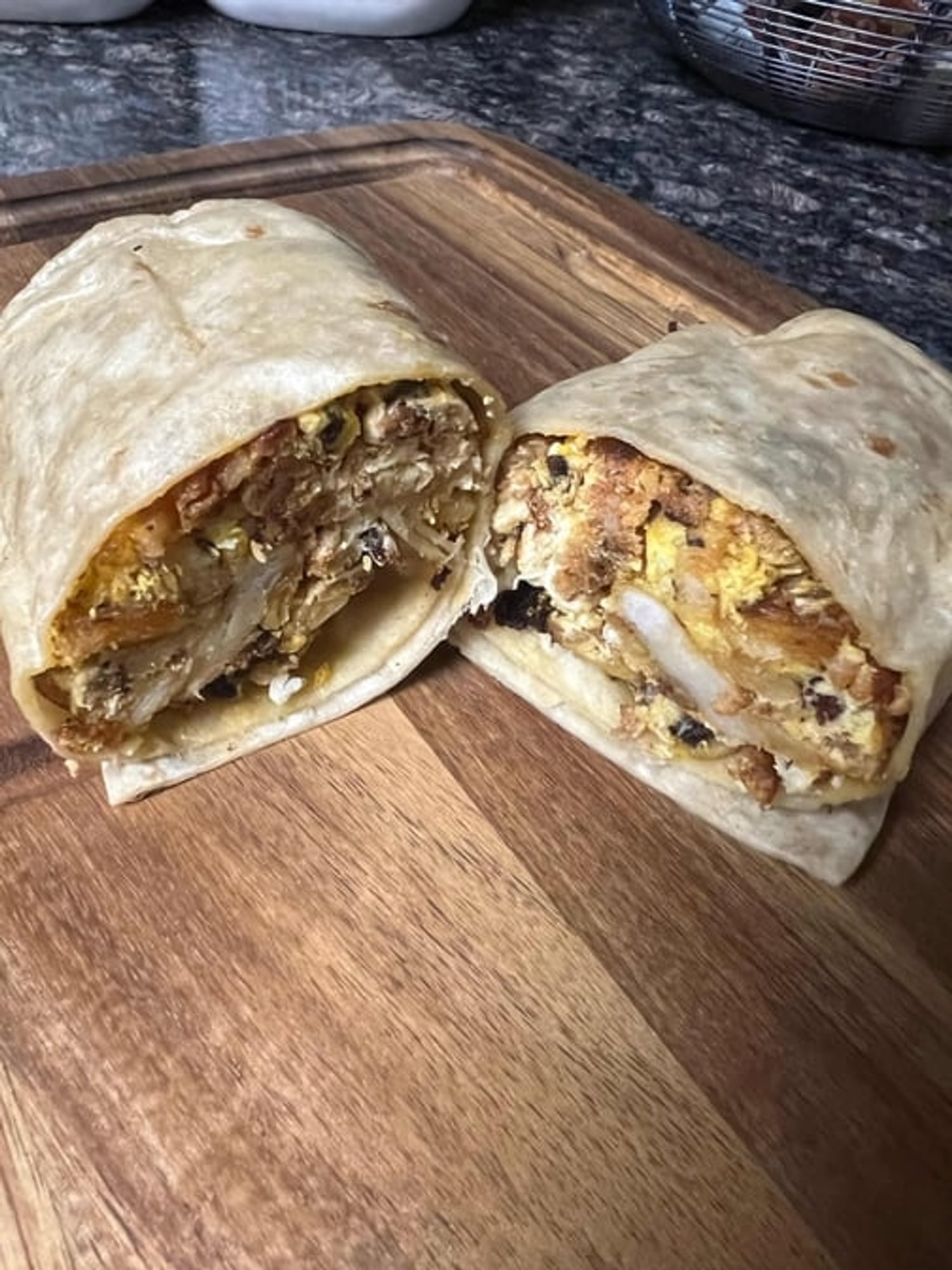 Chorizo Egg & Cheese Breakfast Burrito