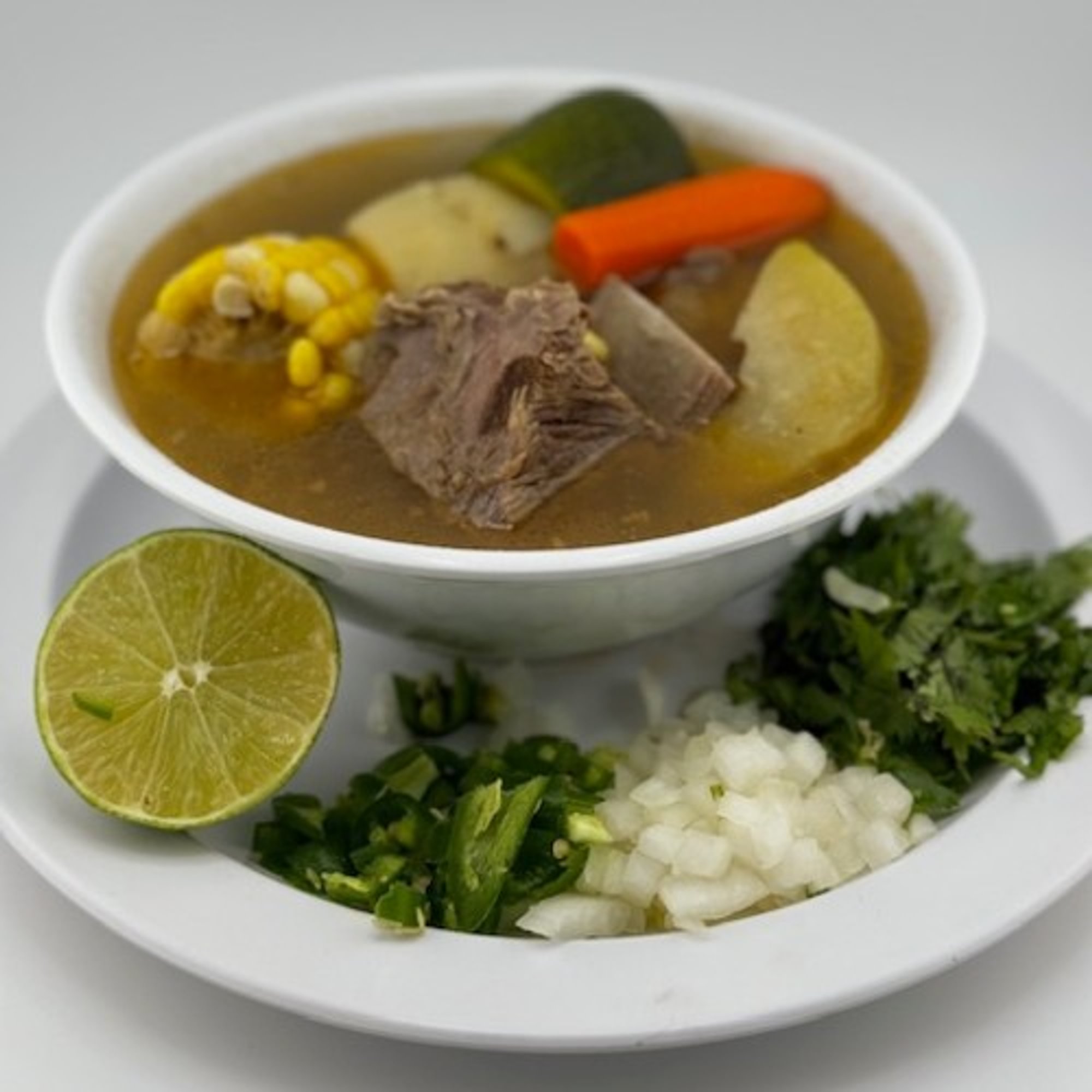 Caldo De Res Plate