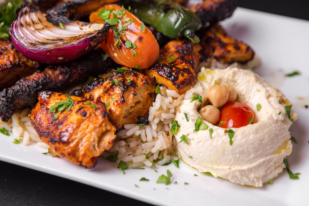Chicken Kabob Platter