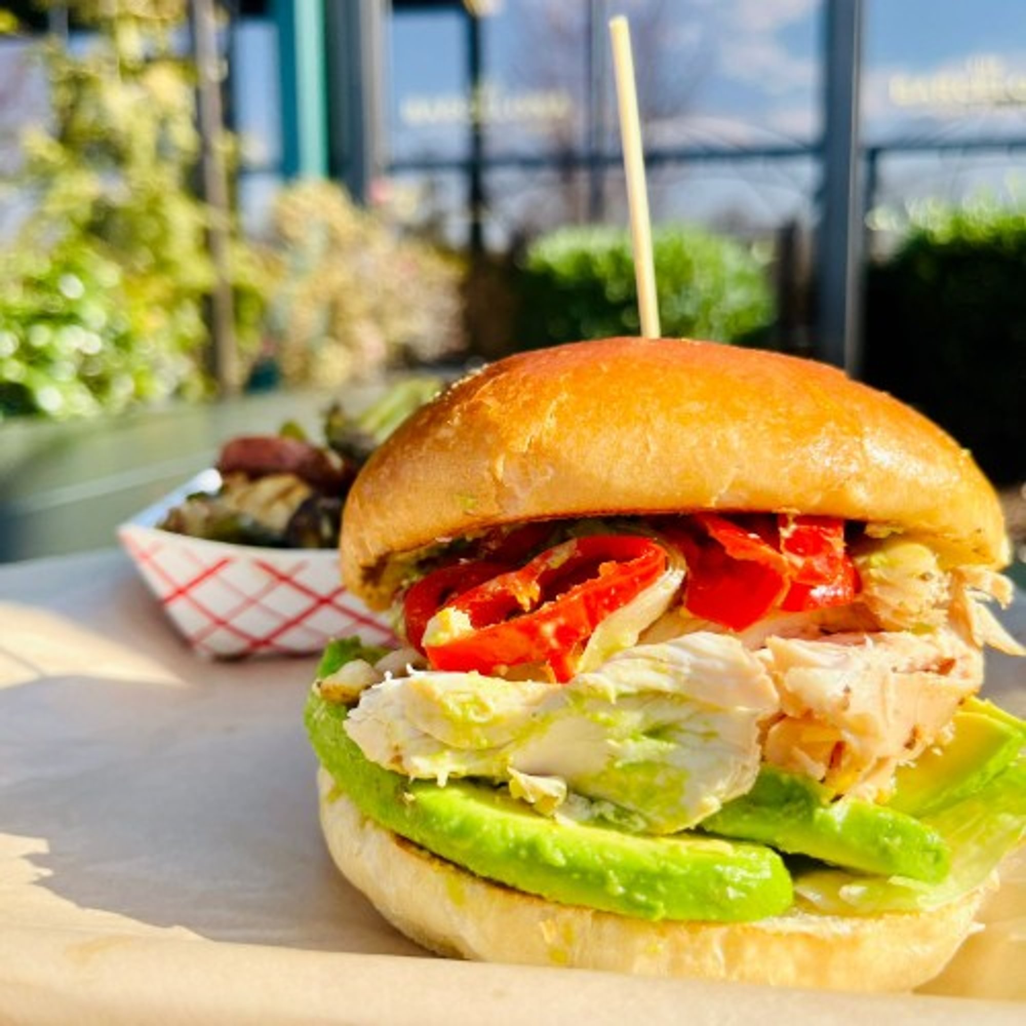 Pulled Chicken Sandwich | Not GF