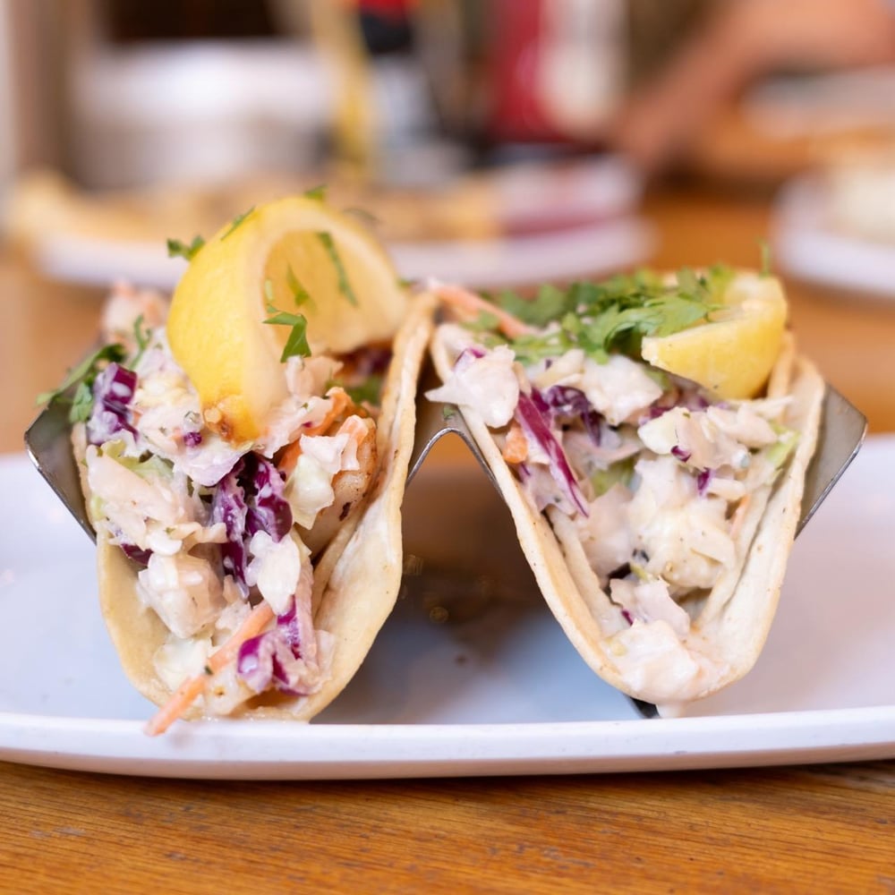 Southern Fish Tacos (red drum)
