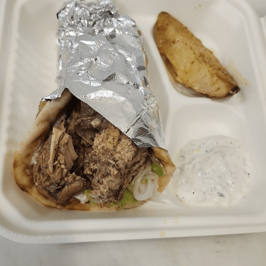 Chicken on Pita