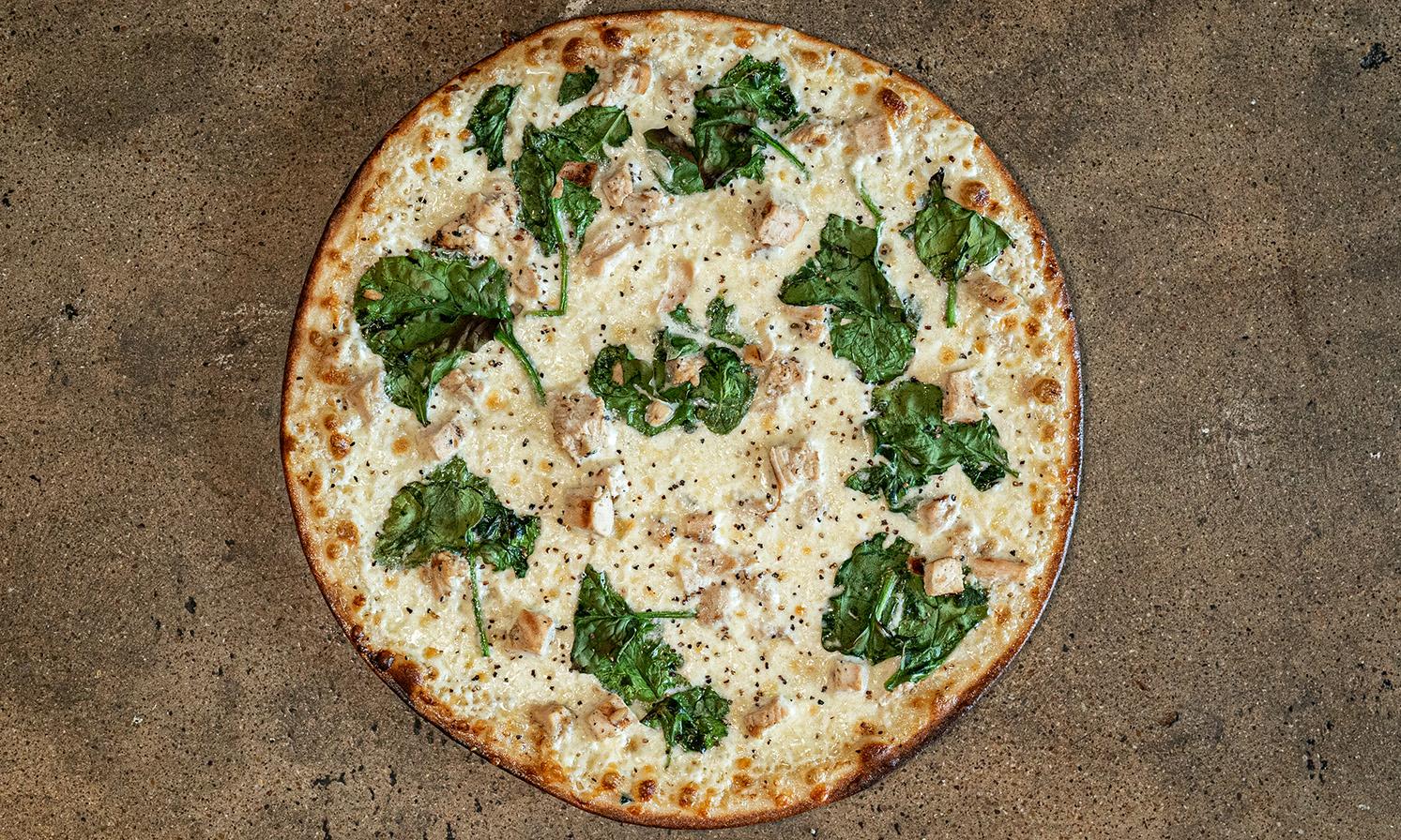 12" - Chicken Spinach Alfredo
