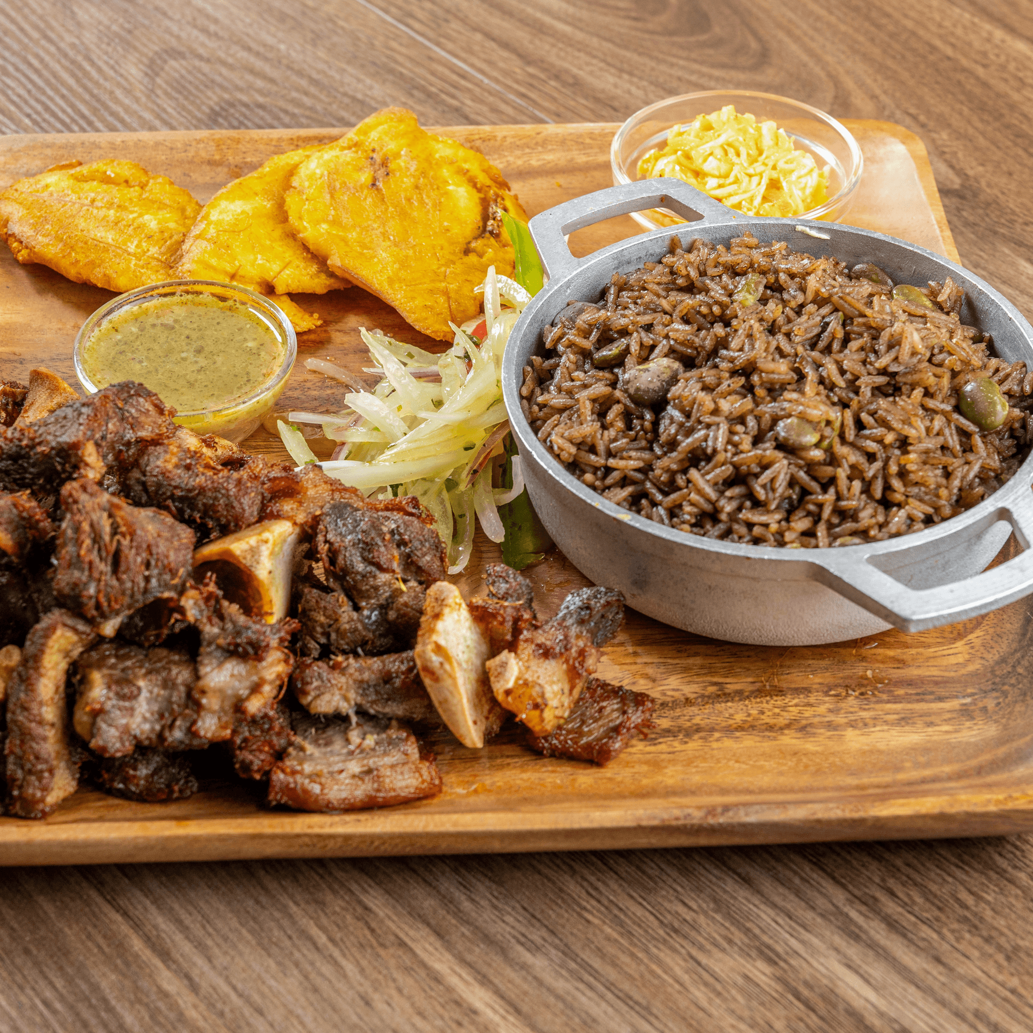 Tassot Cabrit (Goat) & Rice