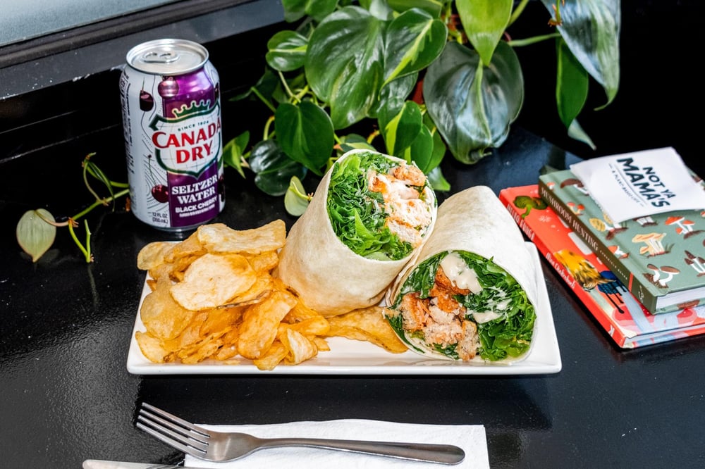 Buffalo Chick'n Caesar Wrap