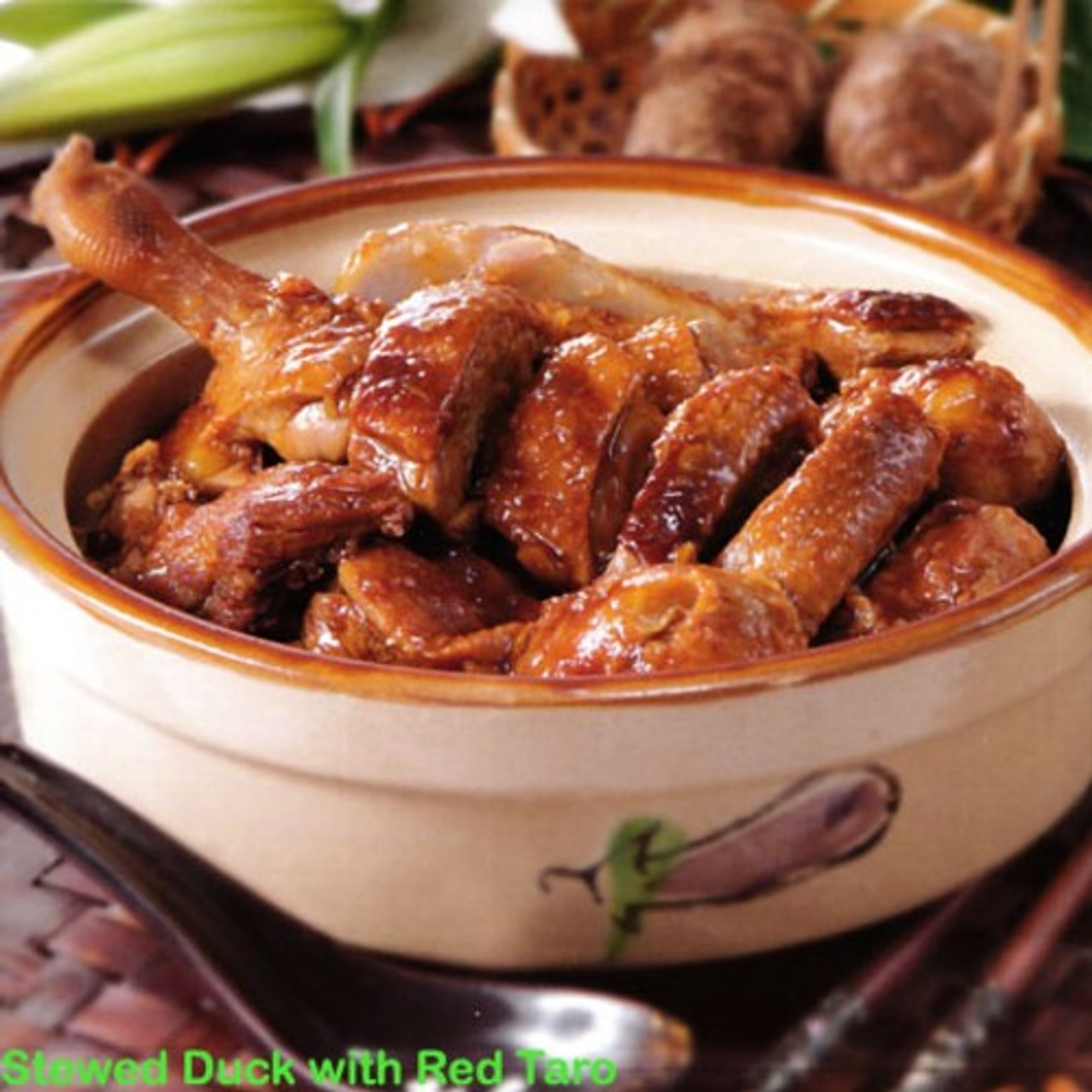 Duck & Taro Root in Clay Pot