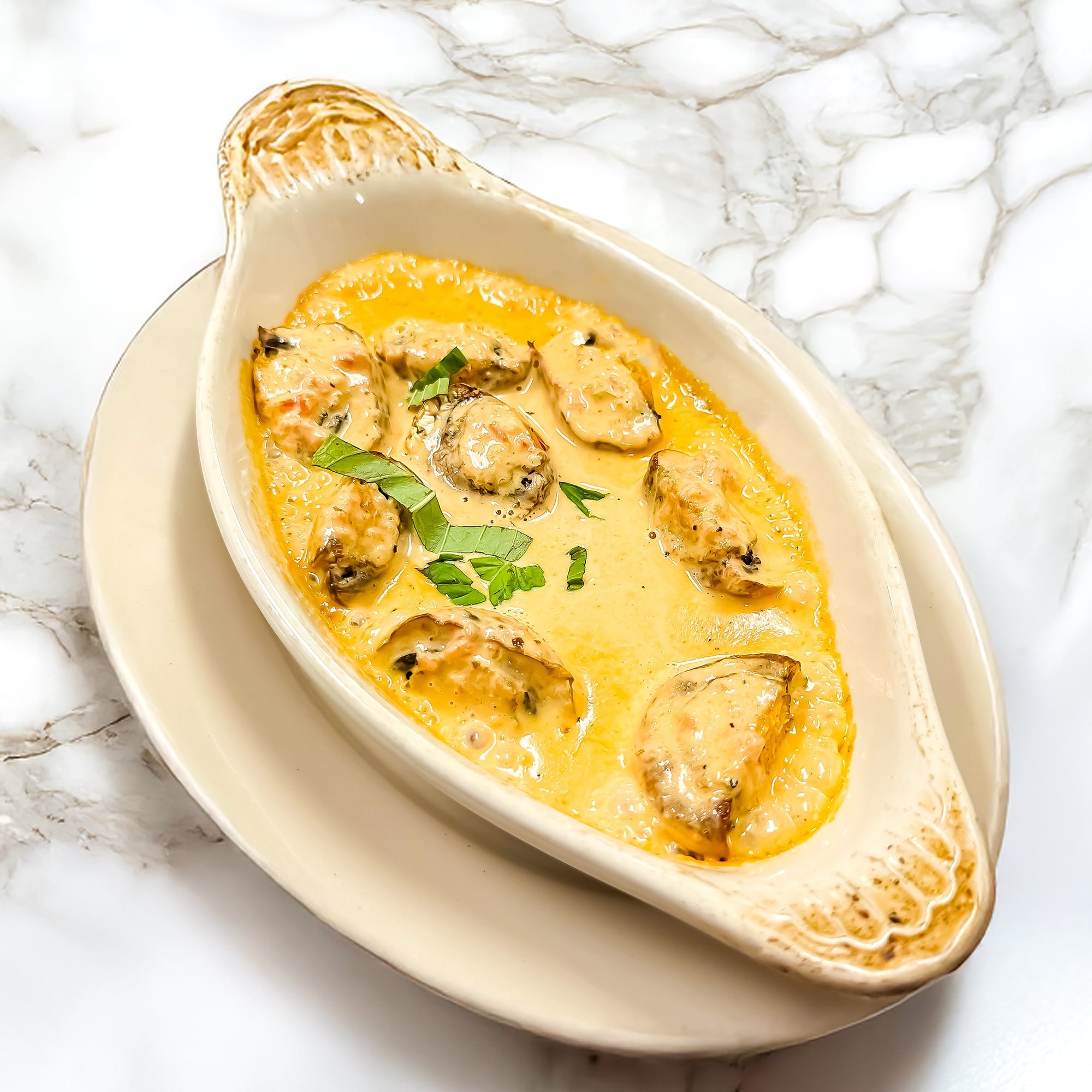 Seafood Stuffed Mushrooms