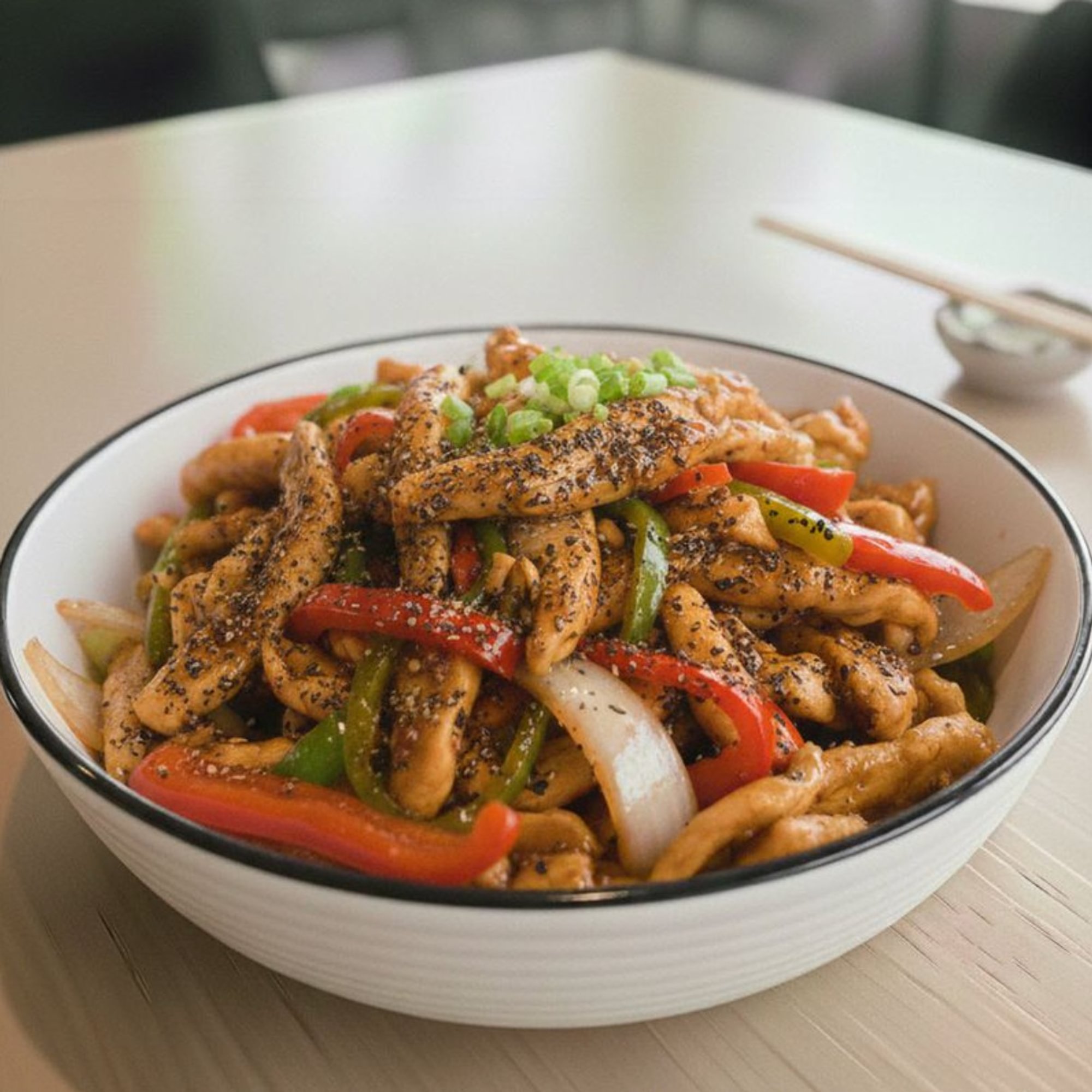 Lunch Black Pepper Chicken