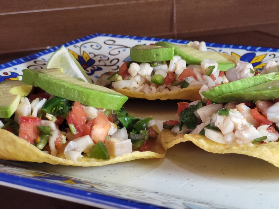Tostadas Ceviche