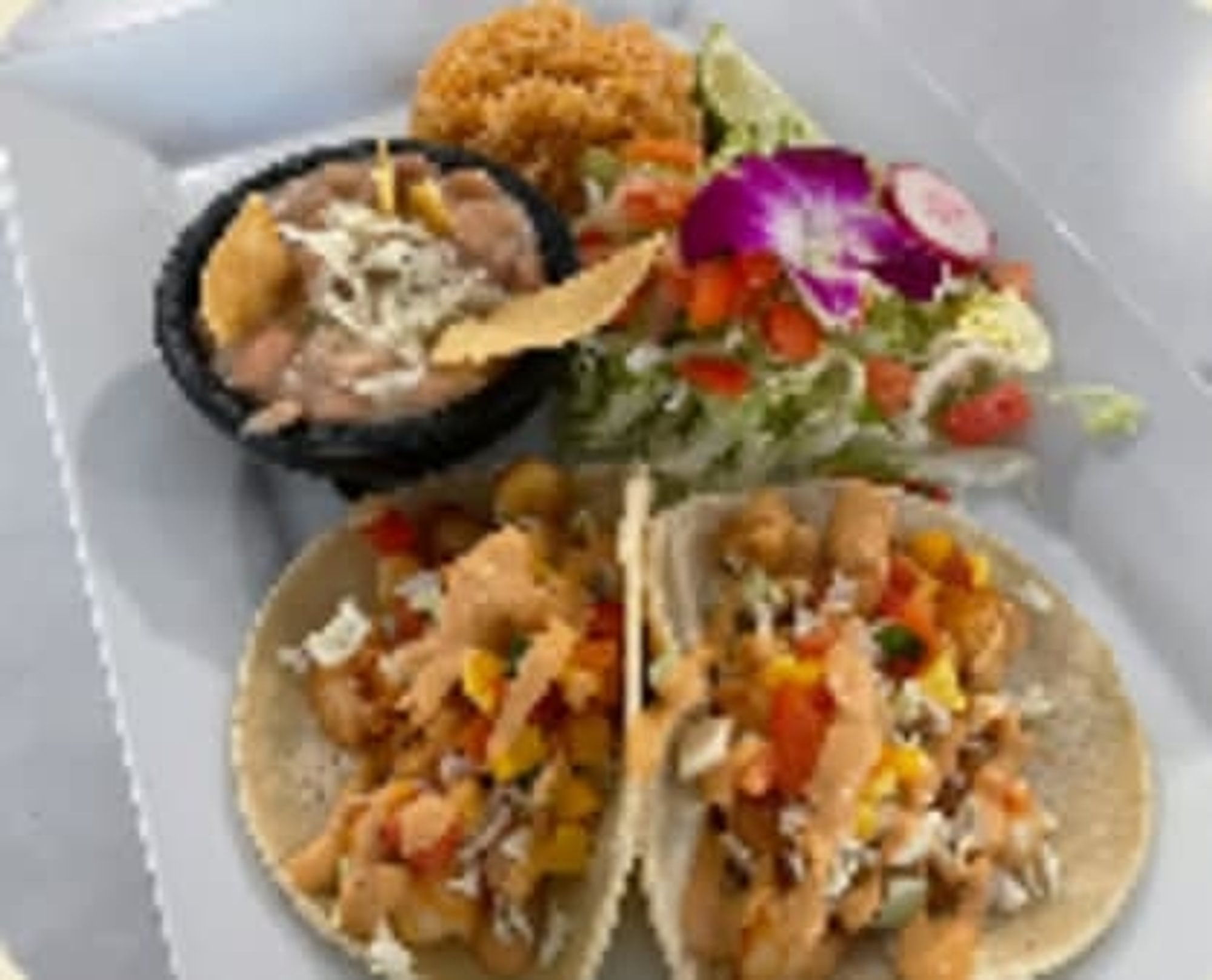 Shrimp Taco Plate