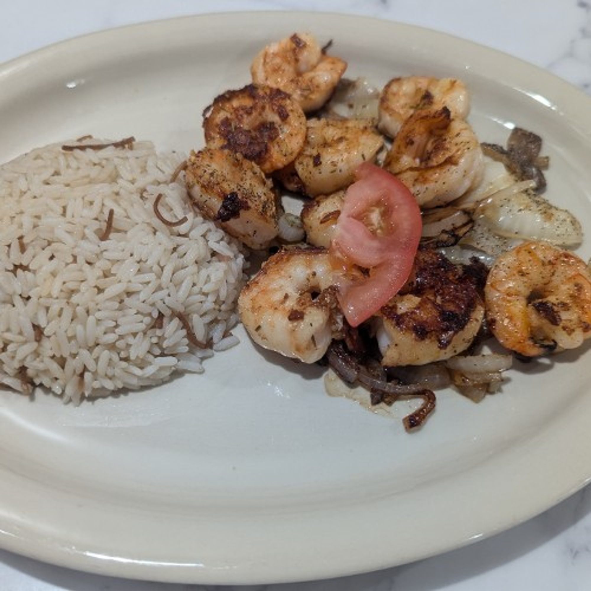 Shrimp Kabob Plate