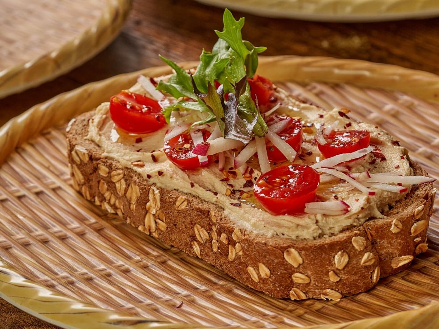 Hummus Toast