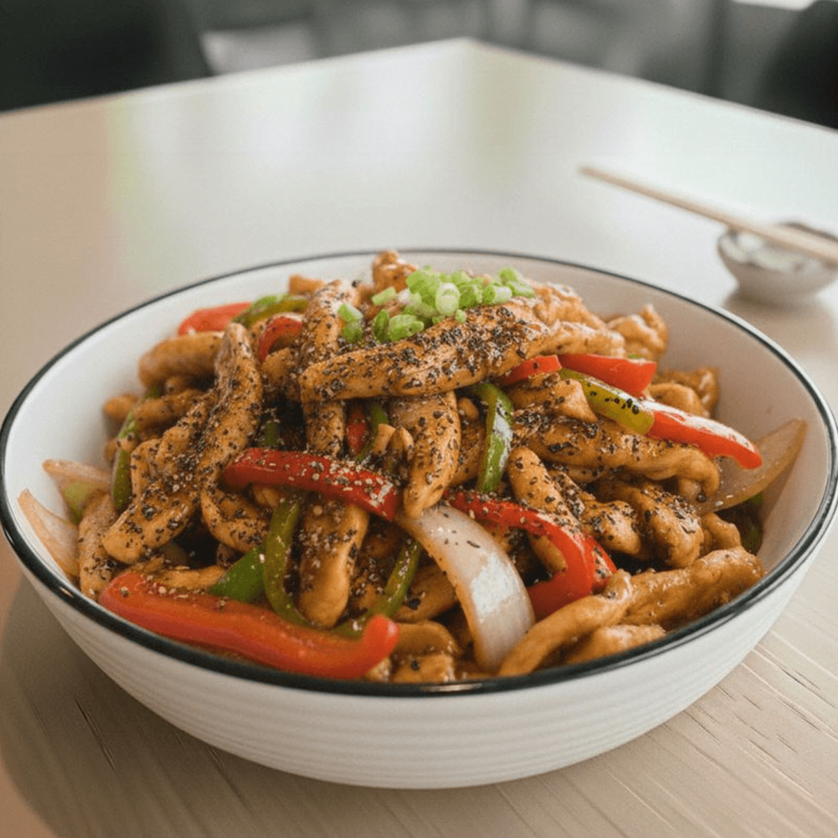 Lunch Black Pepper Chicken