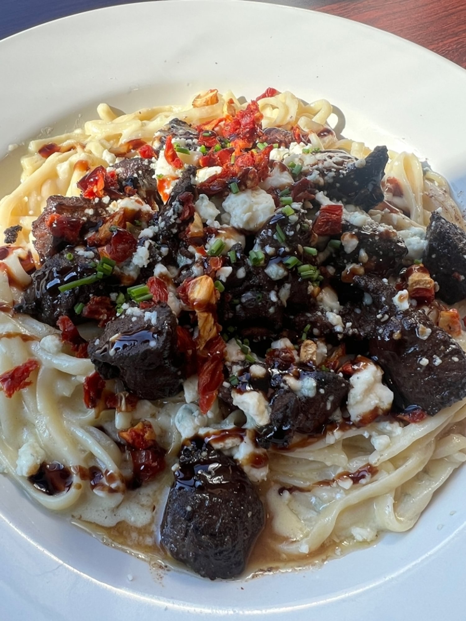 Gorgonzola Beef Tips