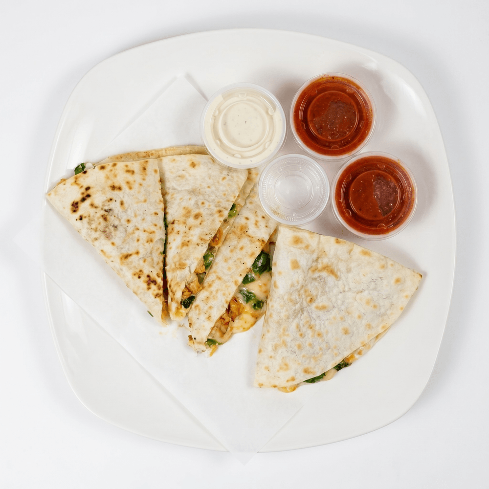 Blackened Chicken and Mango Quesadilla