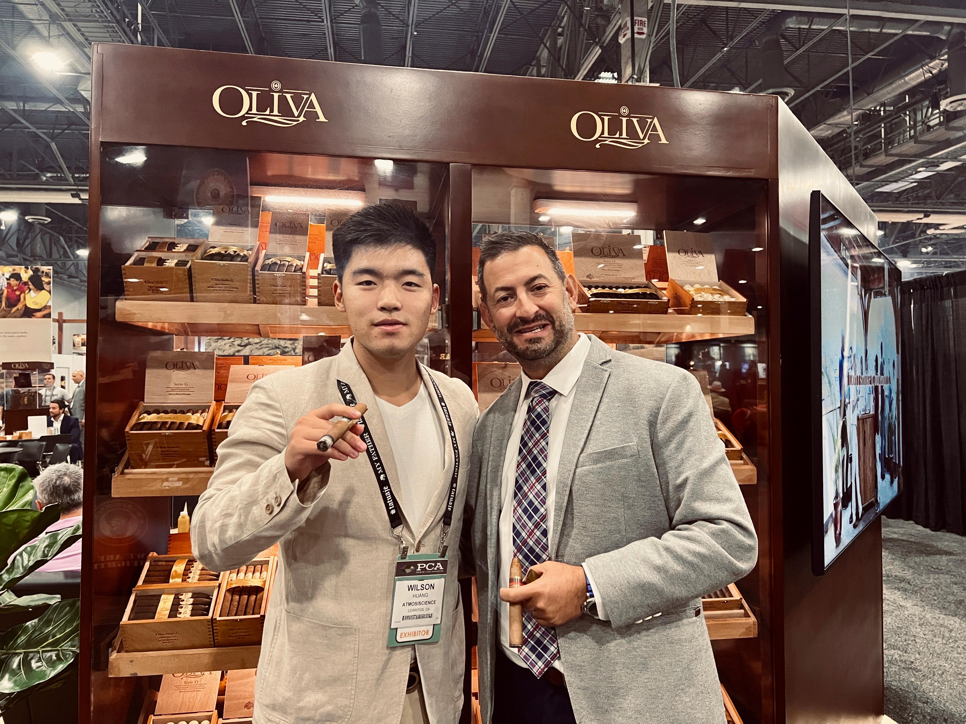 With Jeff Nolen of Oliva Cigars at PCA 2022