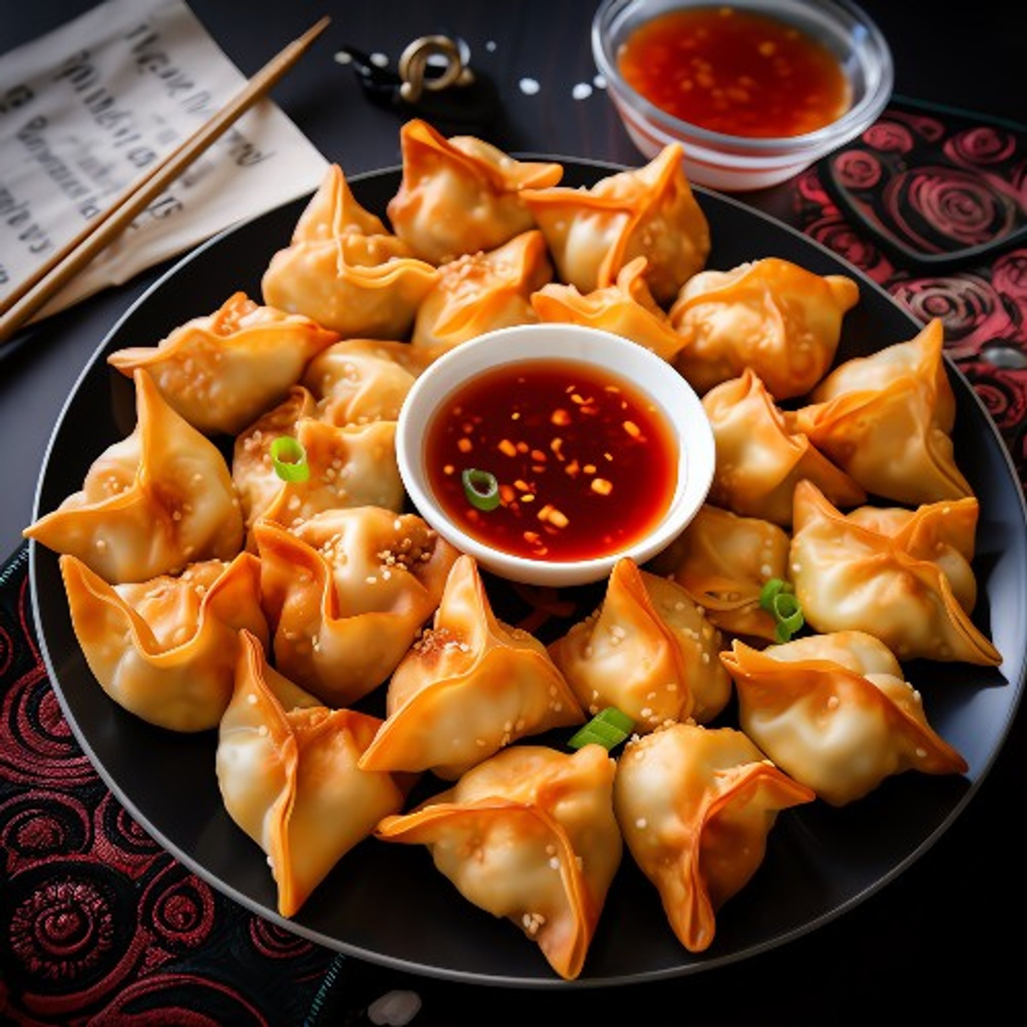 Cream Cheese Wontons