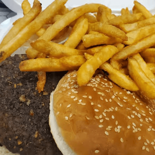 Double Cheeseburger Platter