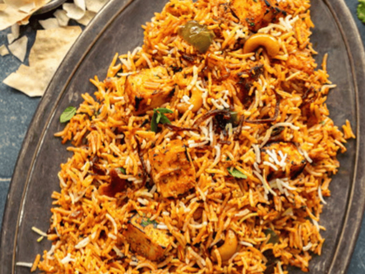Paneer Tikka Biryani