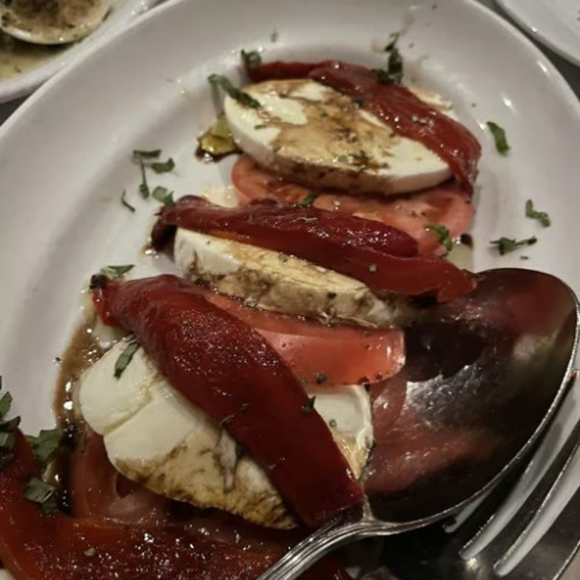 Mozzarella, Tomato, Roasted Peppers