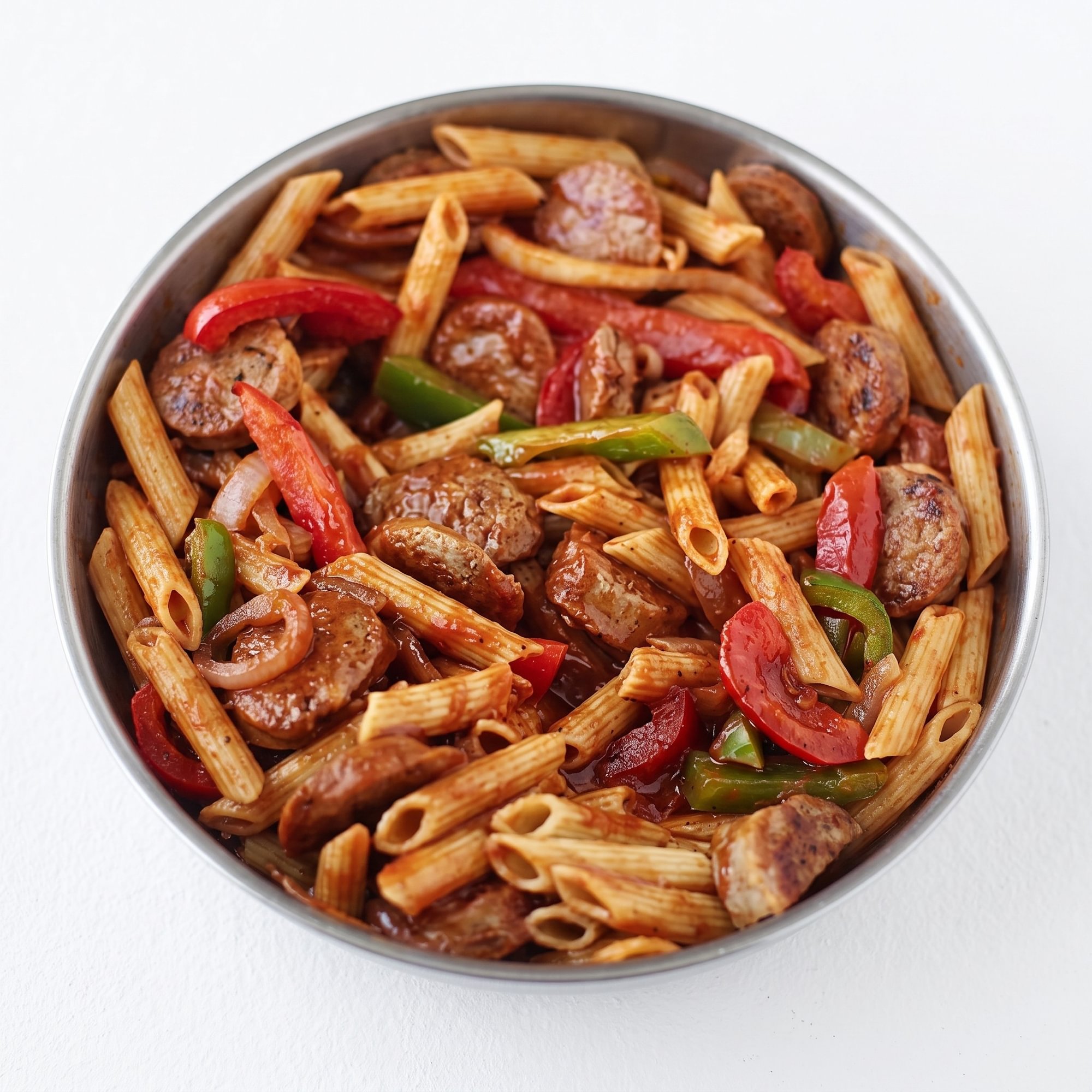 Sausage and Peppers Parmigiana