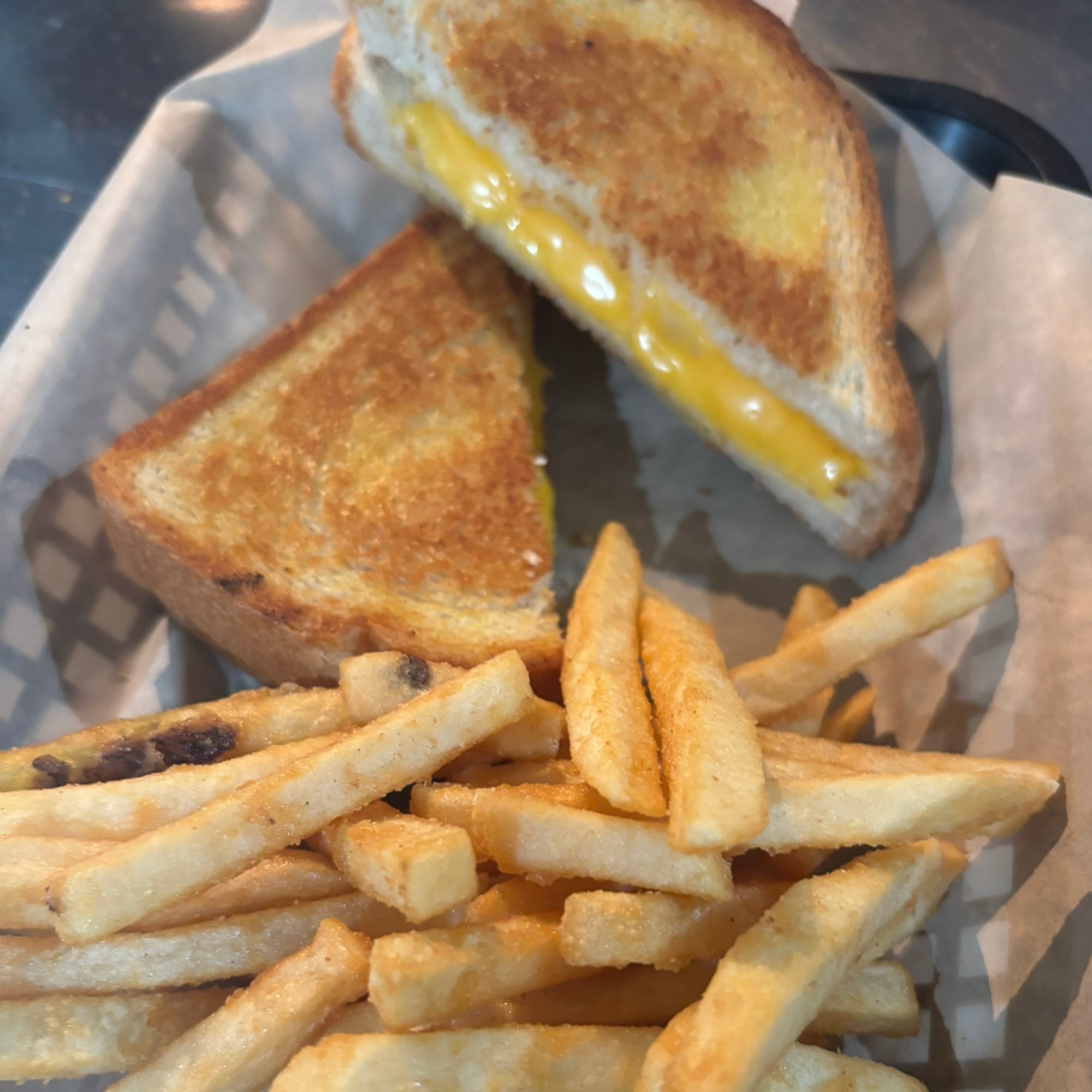 Kasen Grilled Cheese and Fries