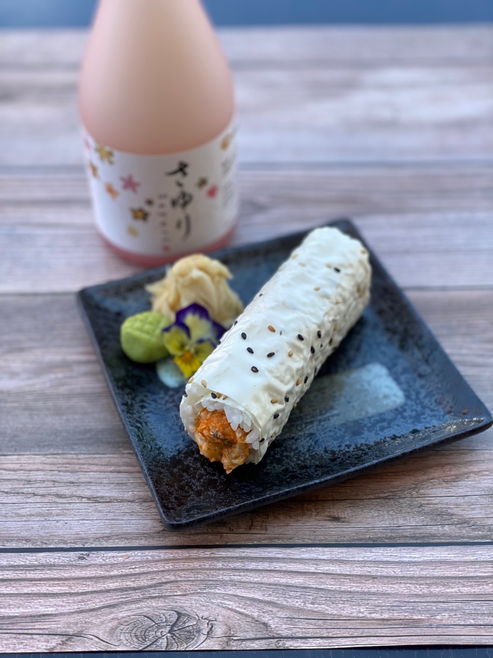 Spicy Soft Shell Crab Hand Roll