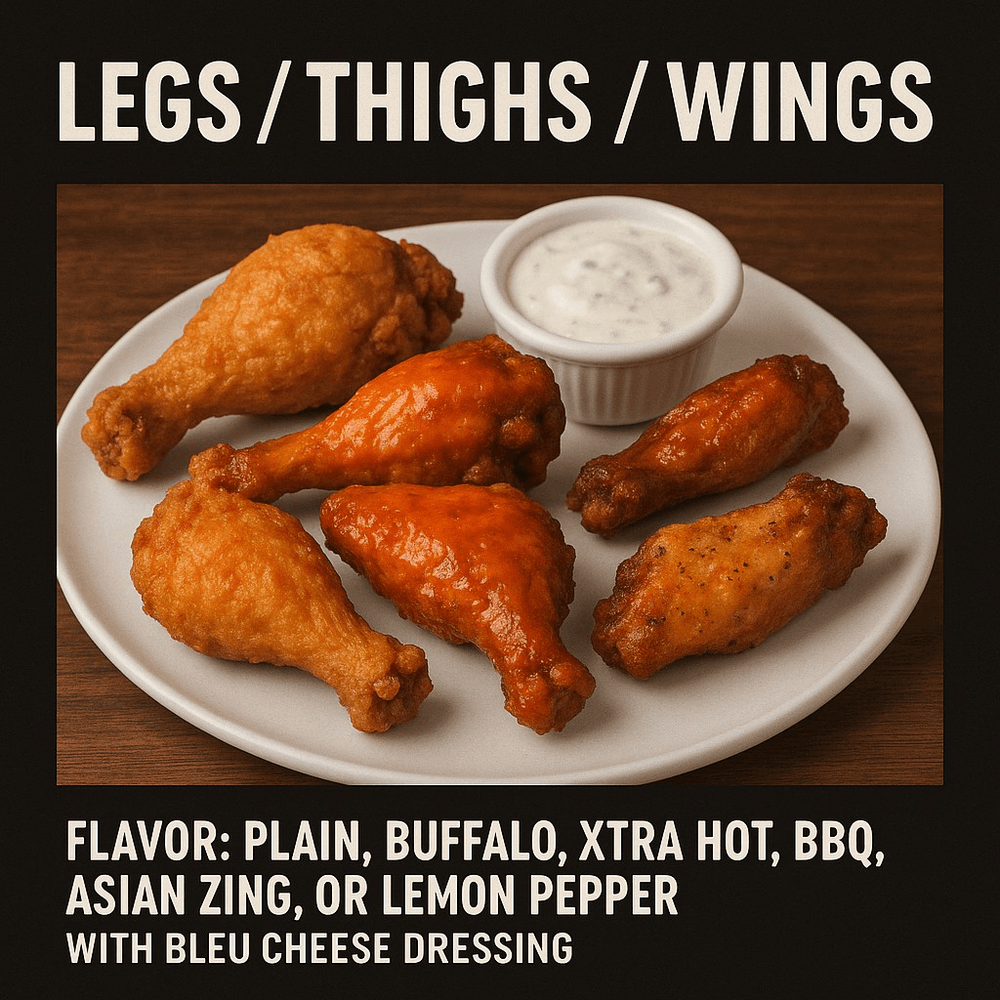 Legs, Thighs & Wings