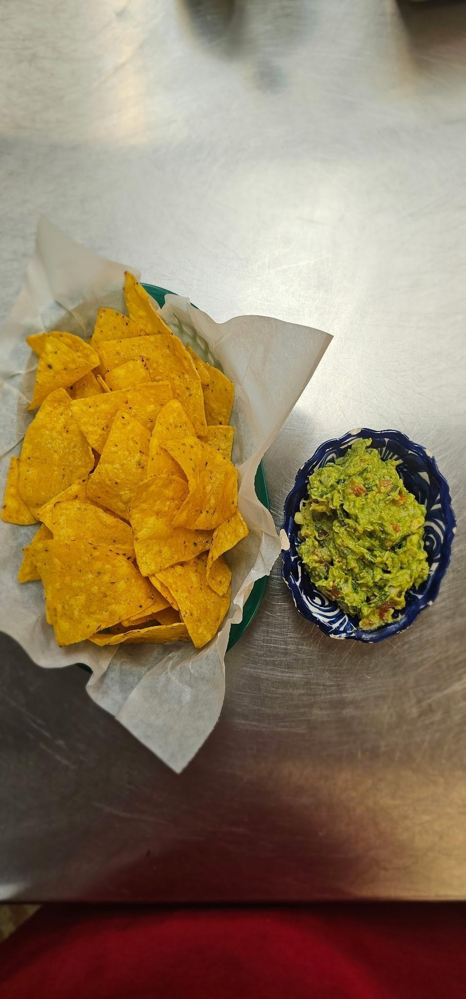 Tortilla Chips and Guacamole