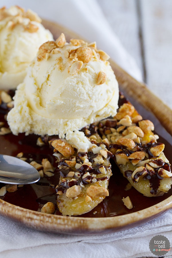 Fried Banana Sundae