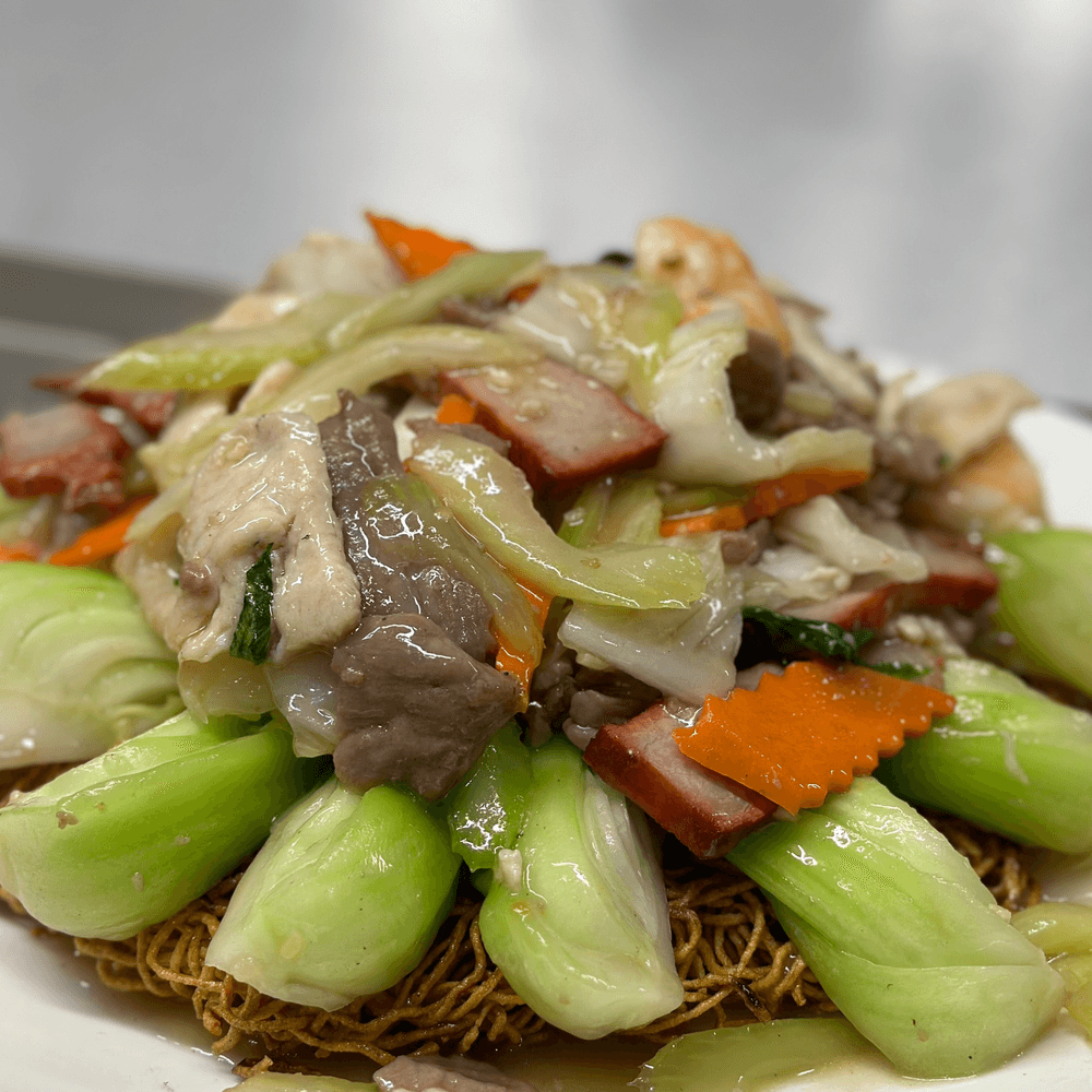 Cantonese Style Chow Mein 广东炒面