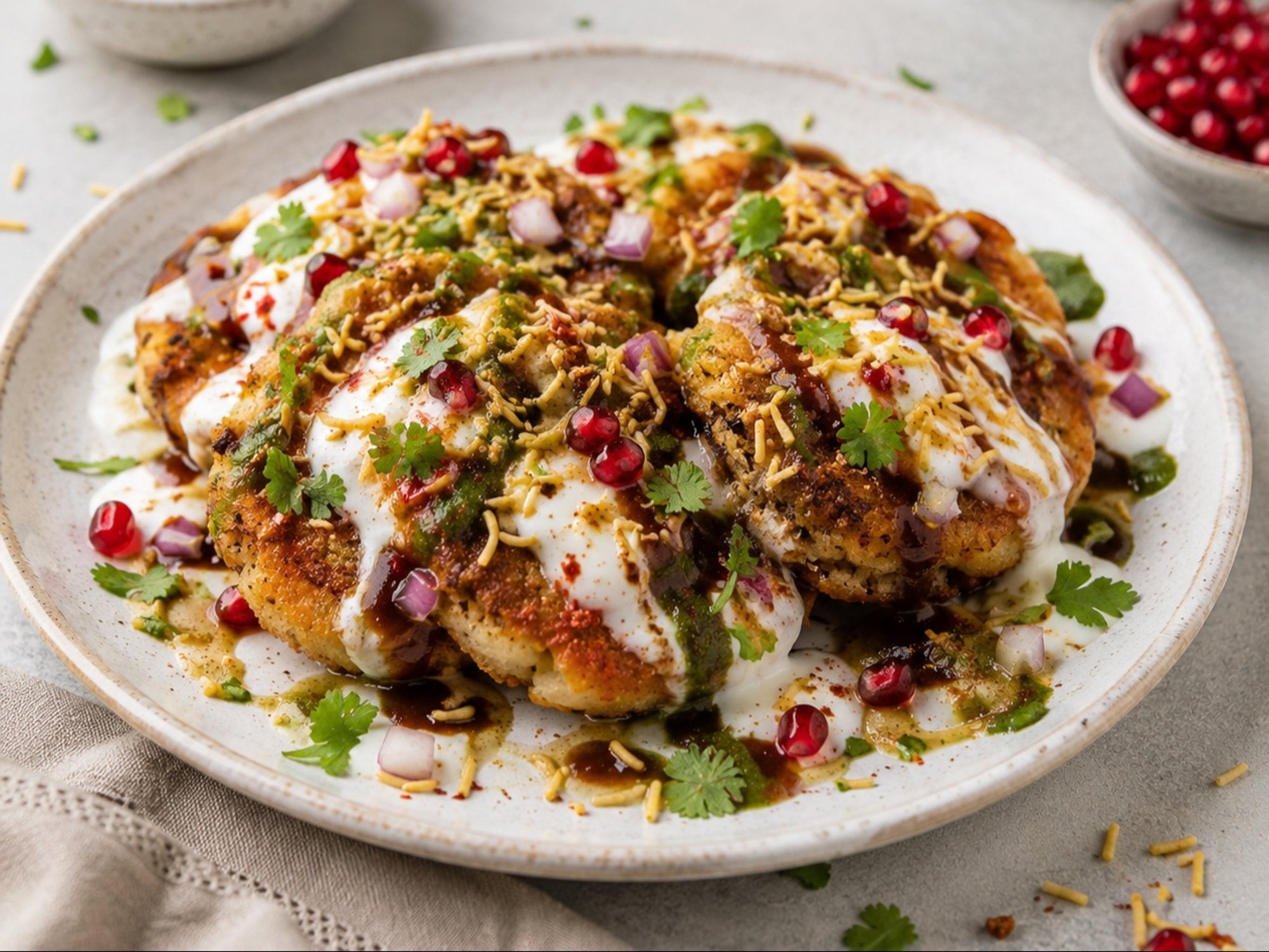 Aaloo Tikki Chaat