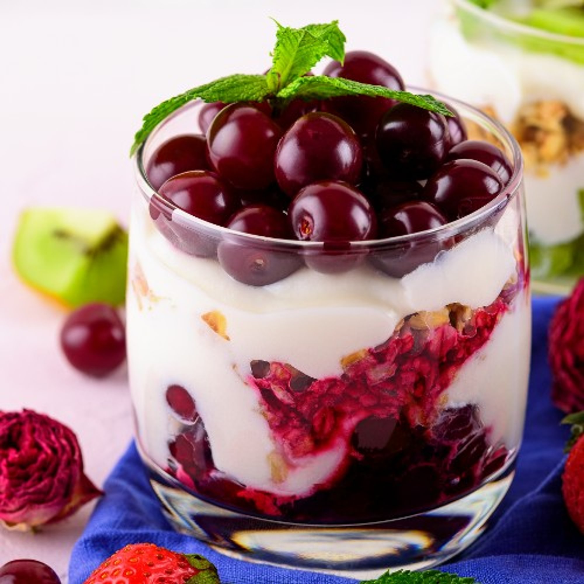 Cherry Yogurt Parfait