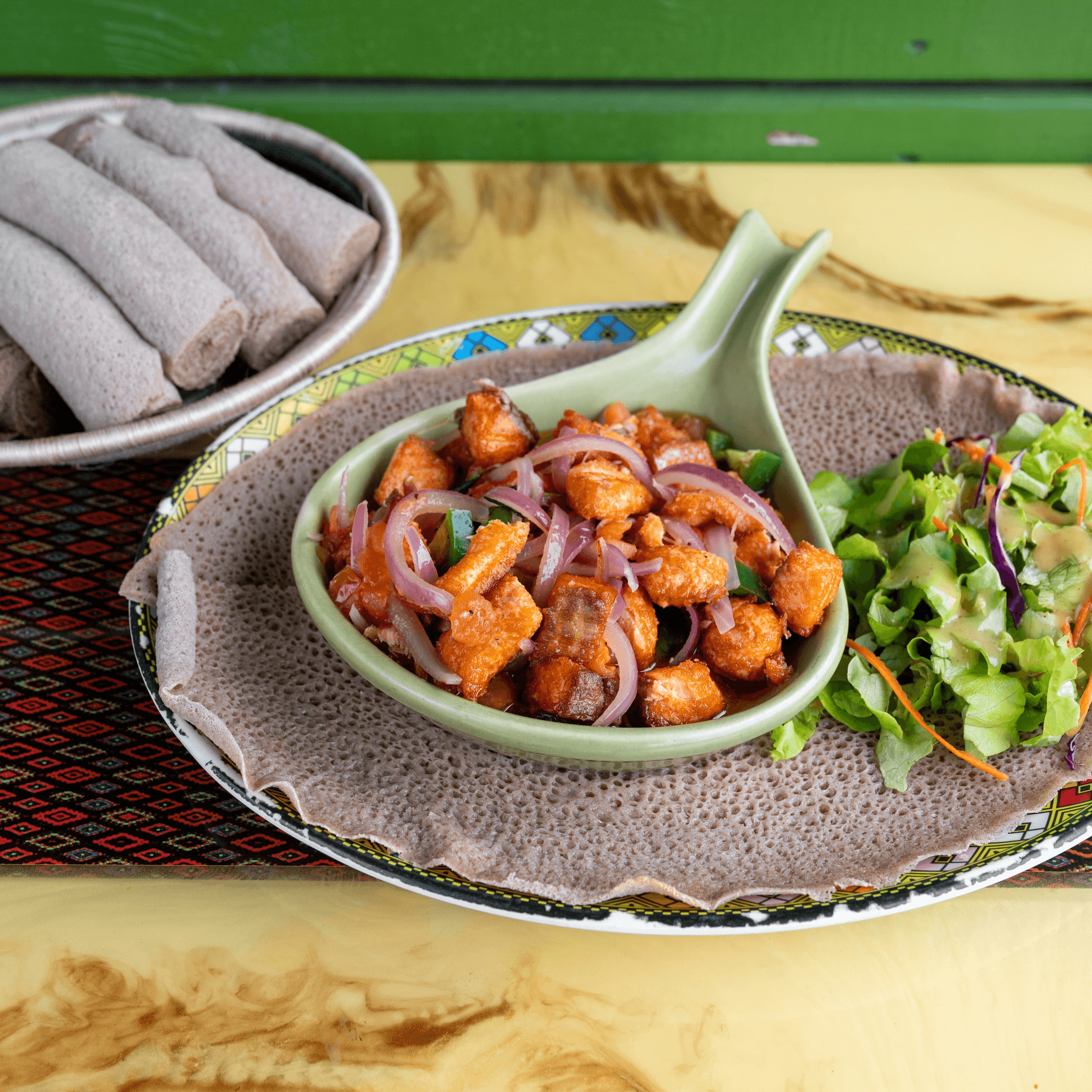 Salmon Tibs
