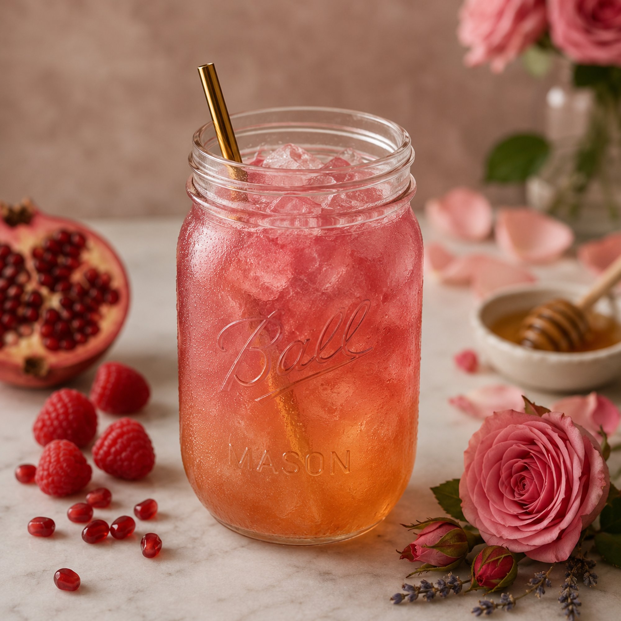 ROSEBUD REFRESHER- ICED (SUMMER FEATURE)
