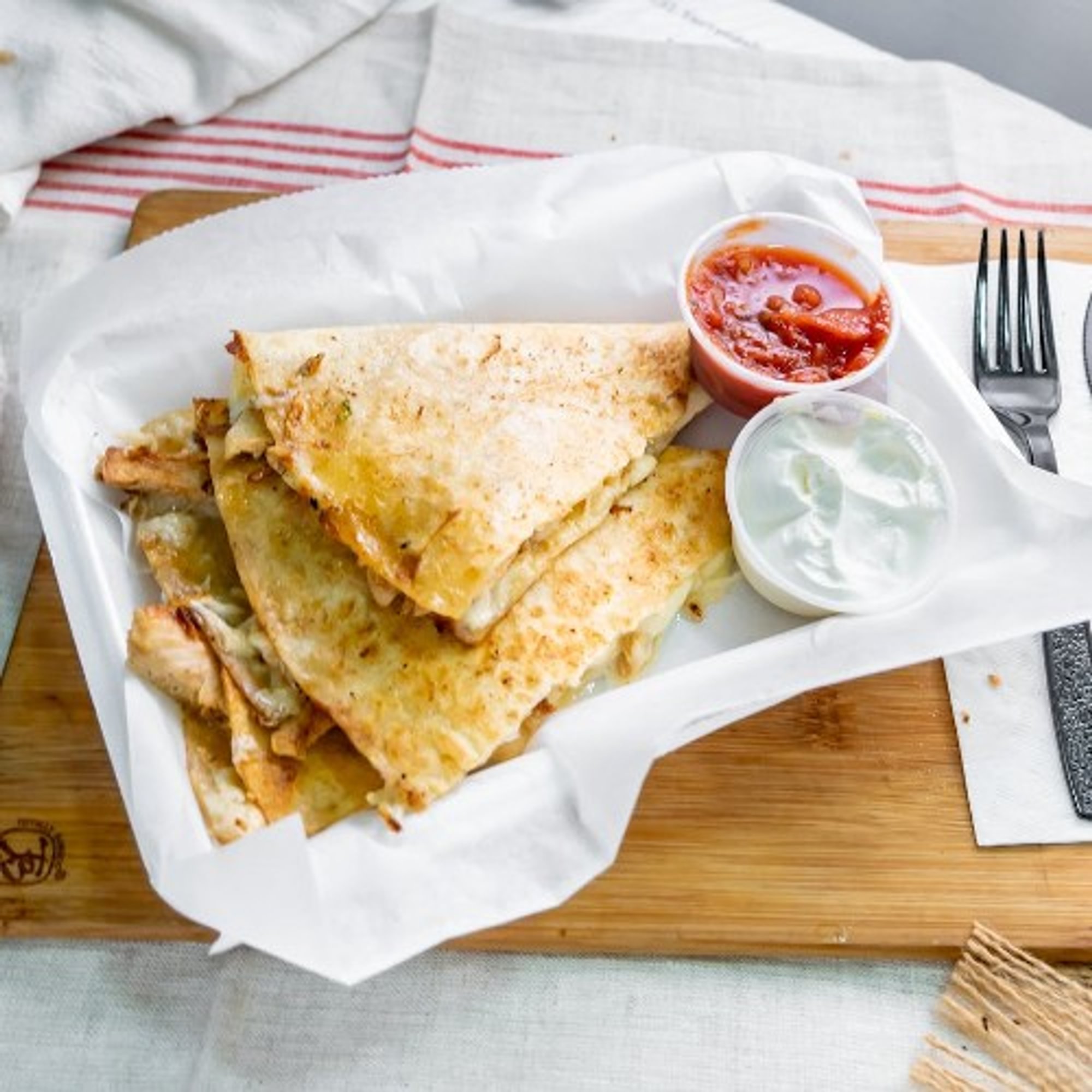 Buffalo Chicken Quesadilla