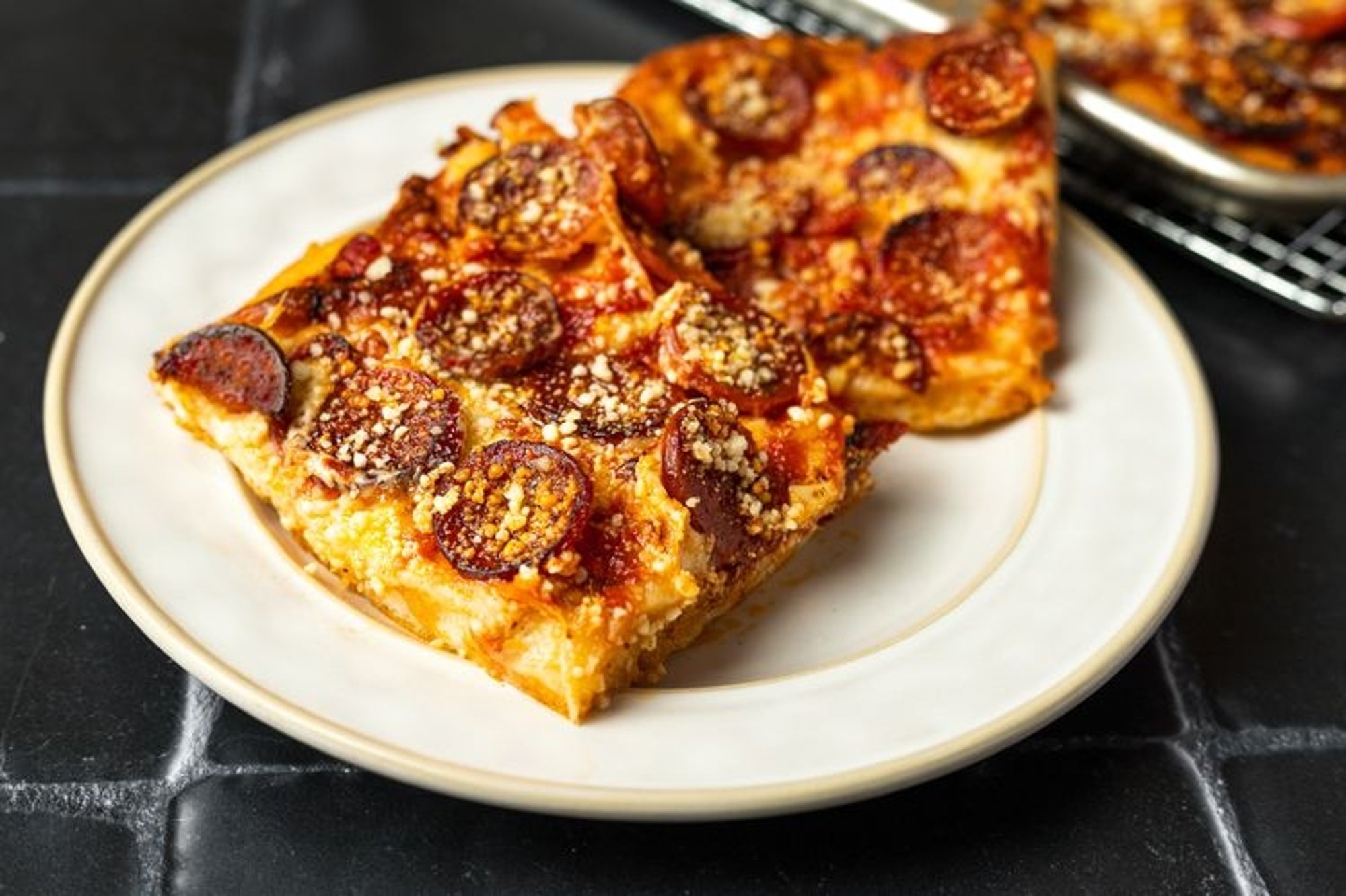 Sicilian 1 top slice