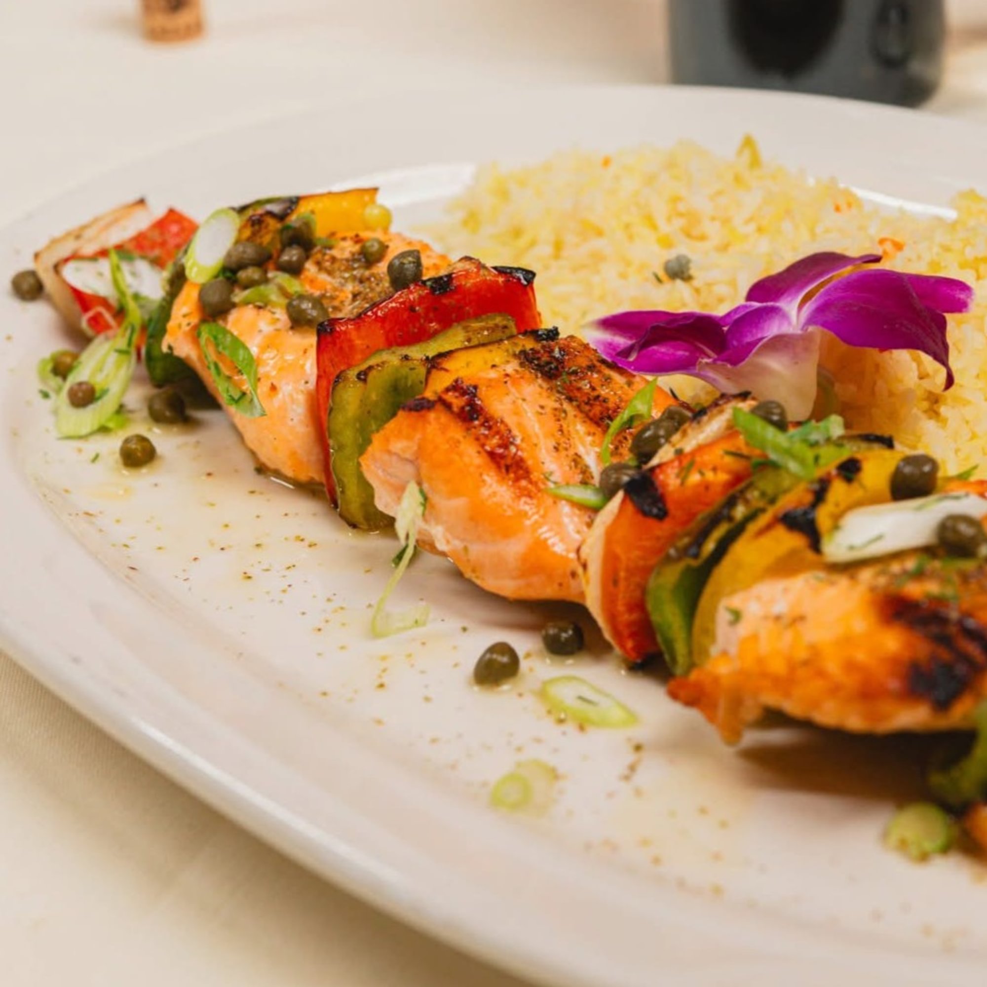 Salmon Kebab